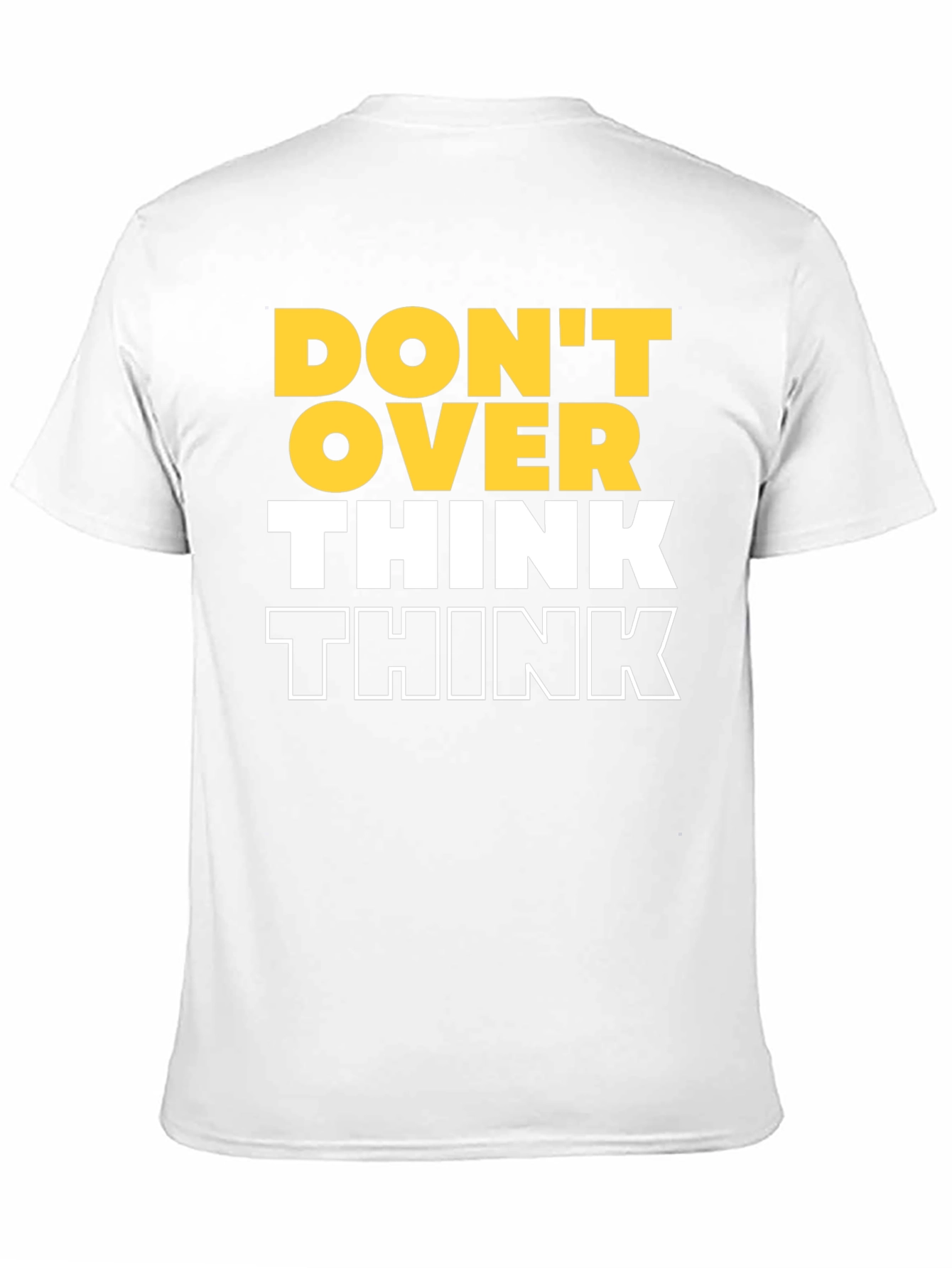 Dont Over Think Graphic Tee - Black