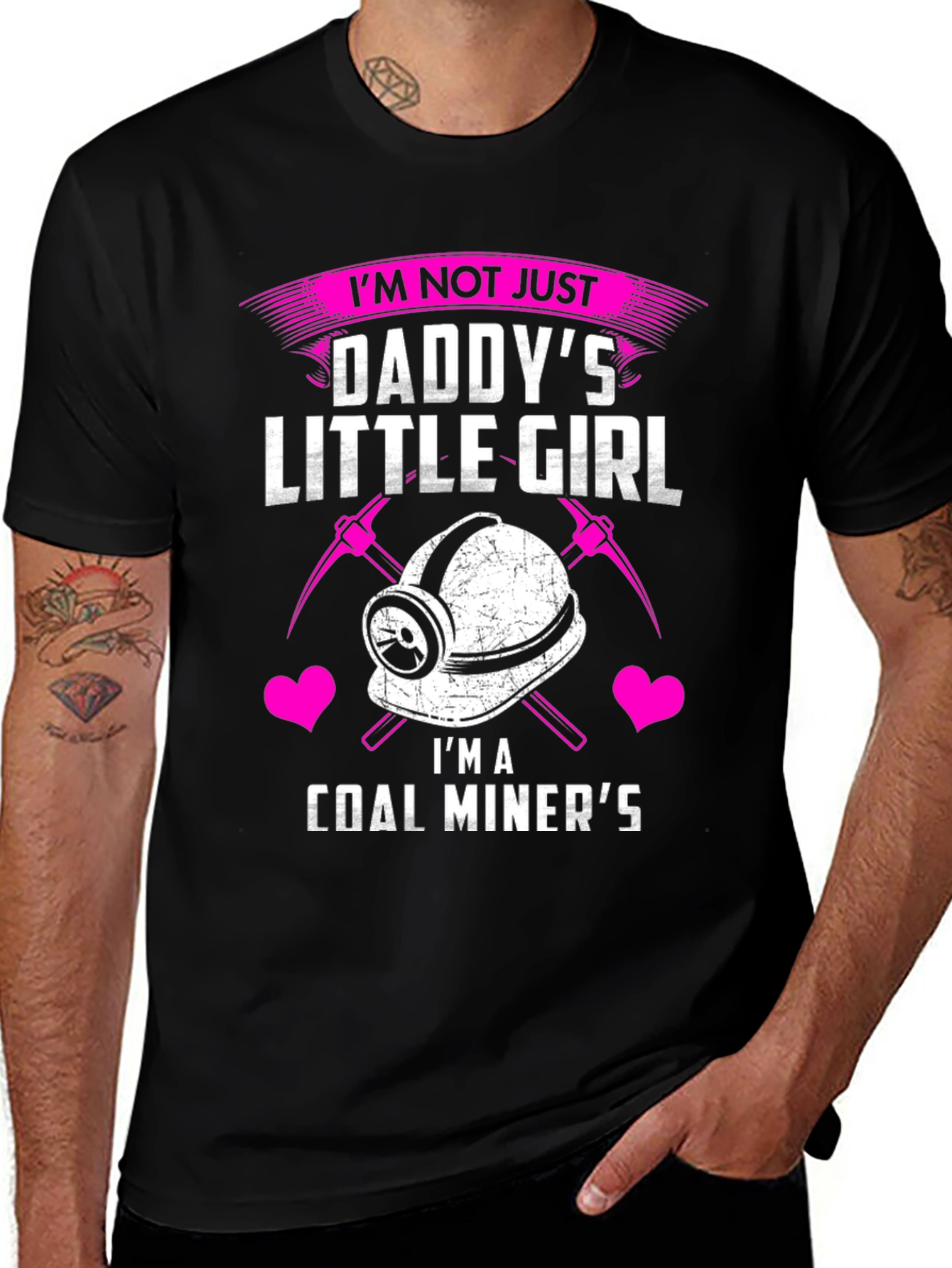 Daddys Little Girl Coal Miners Tee
