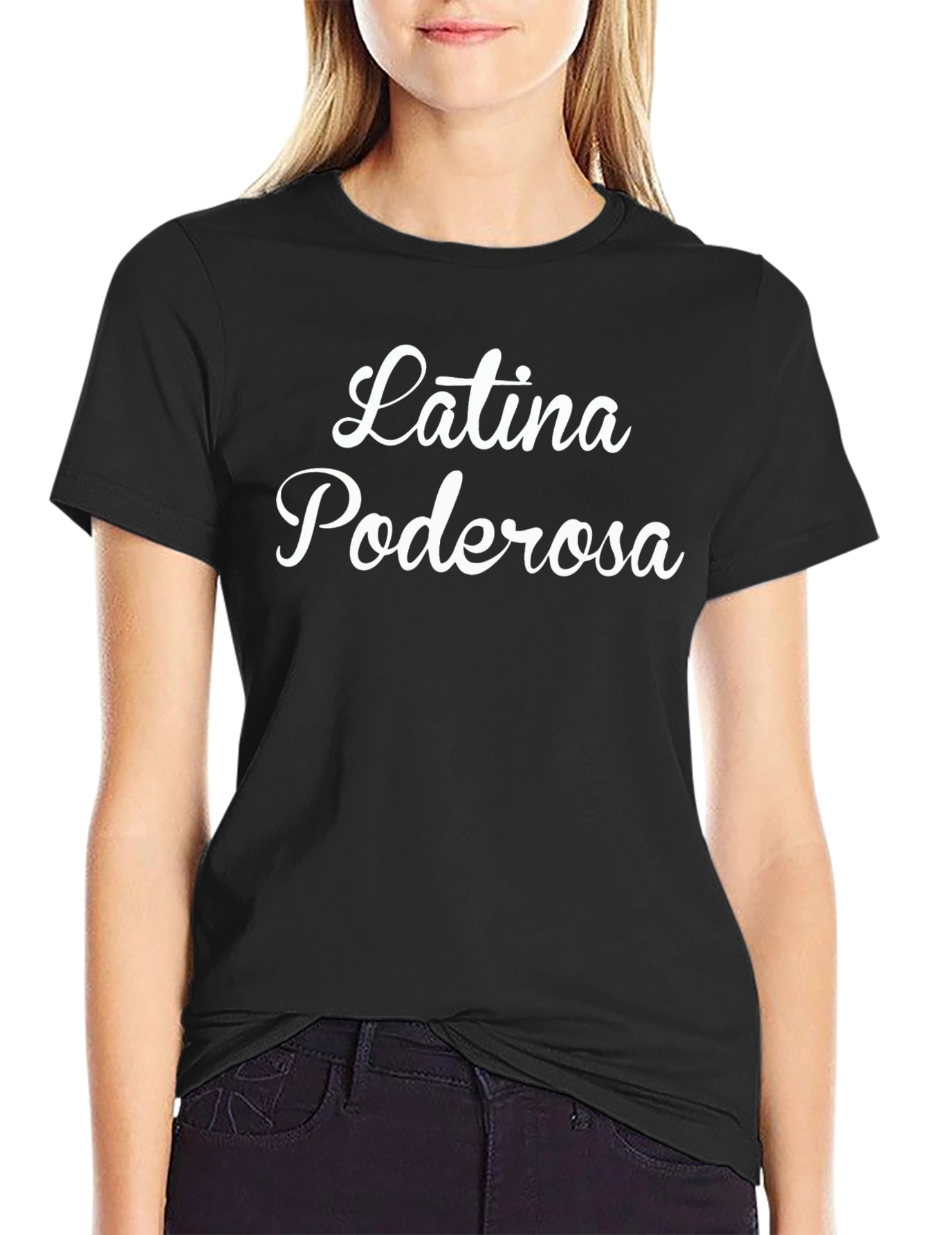 Latina Poderosa Black T-Shirt
