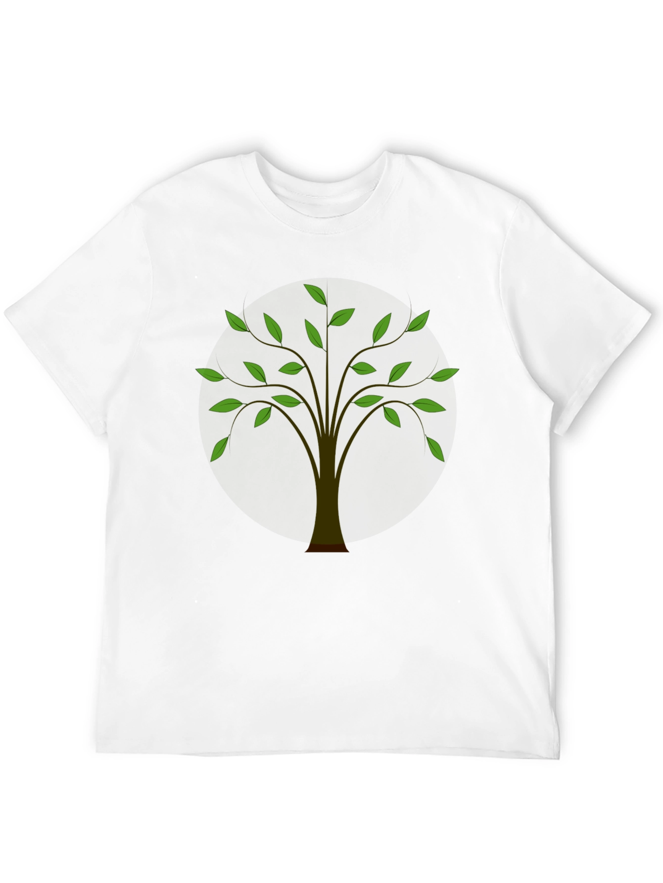 Nature Tree Graphic Black T-Shirt