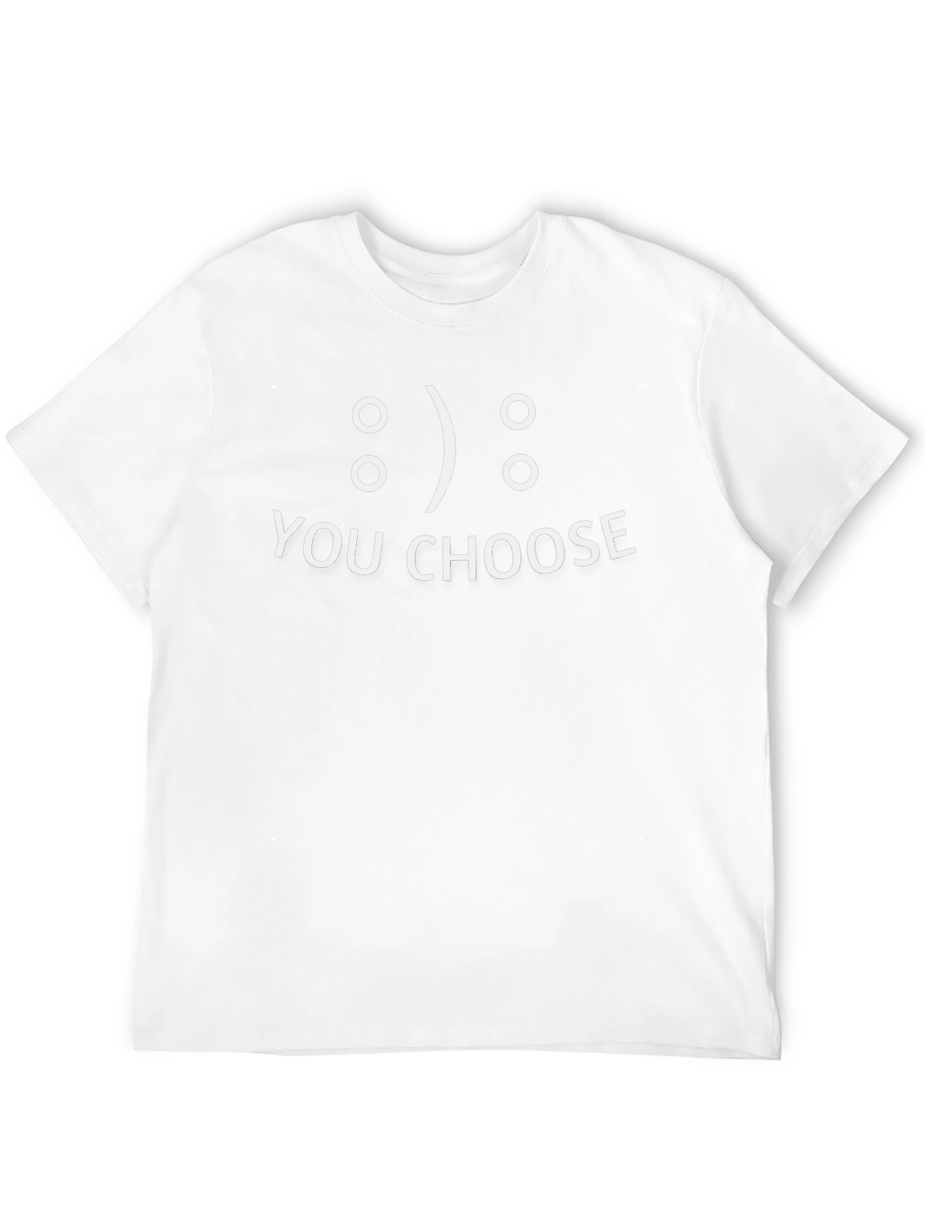 You Choose - Funny Graphic Mens Black T-Shirt