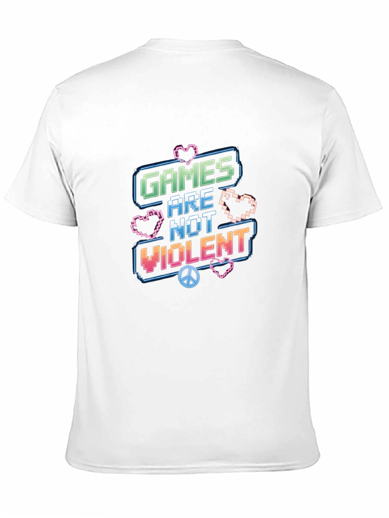Games Are Not Violent Graphic T-Shirt
