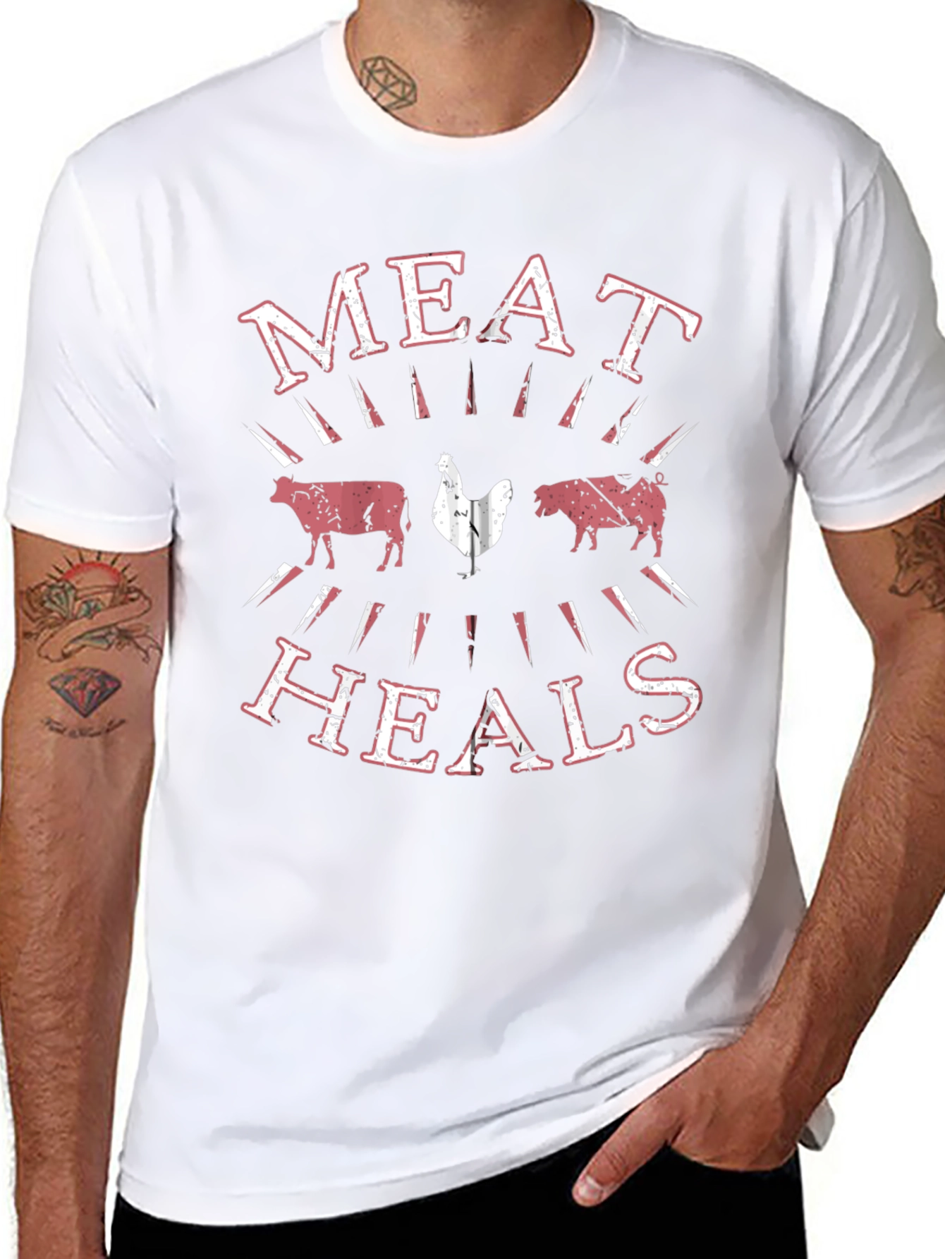 Meat Heals Graphic T-Shirt