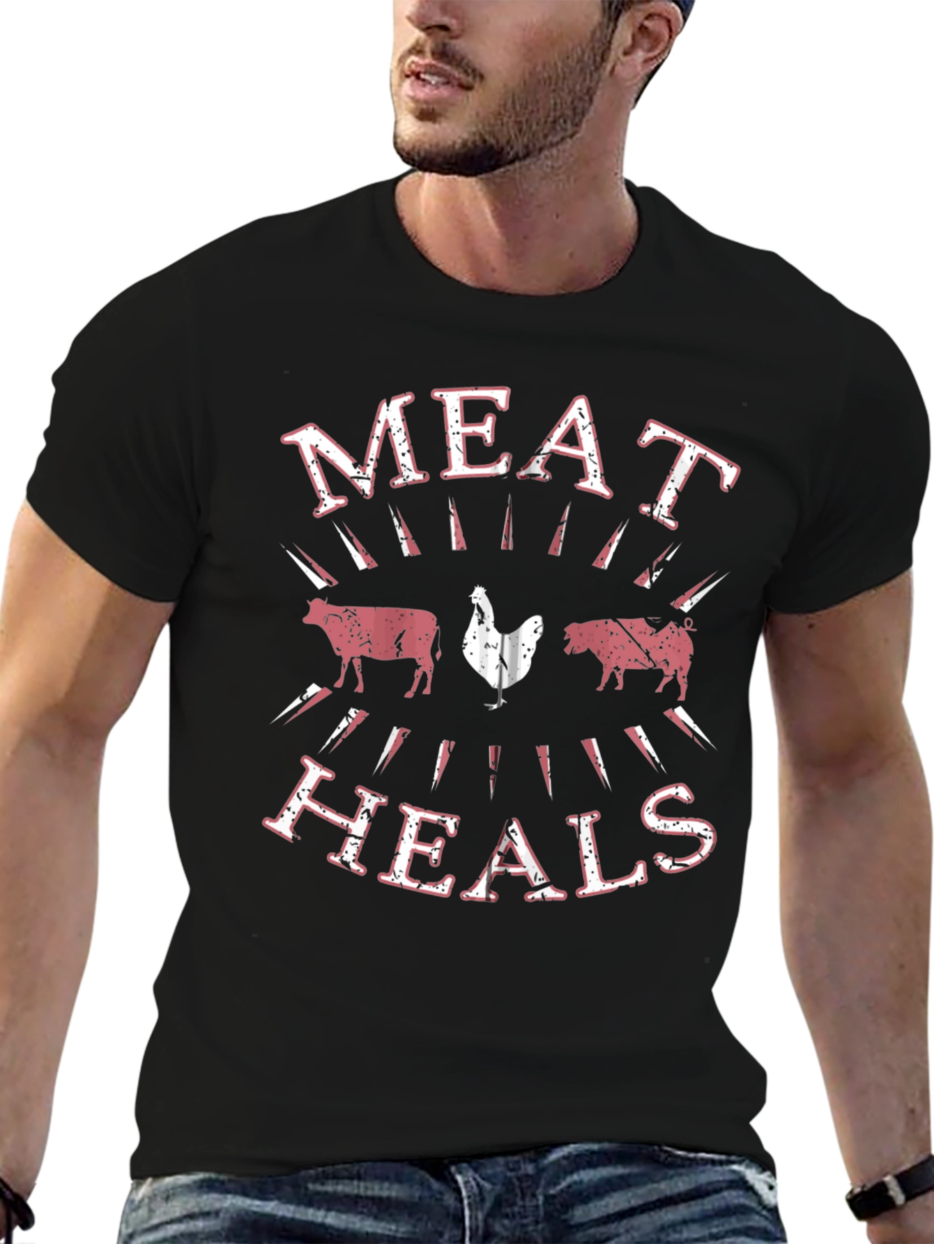Meat Heals Graphic T-Shirt