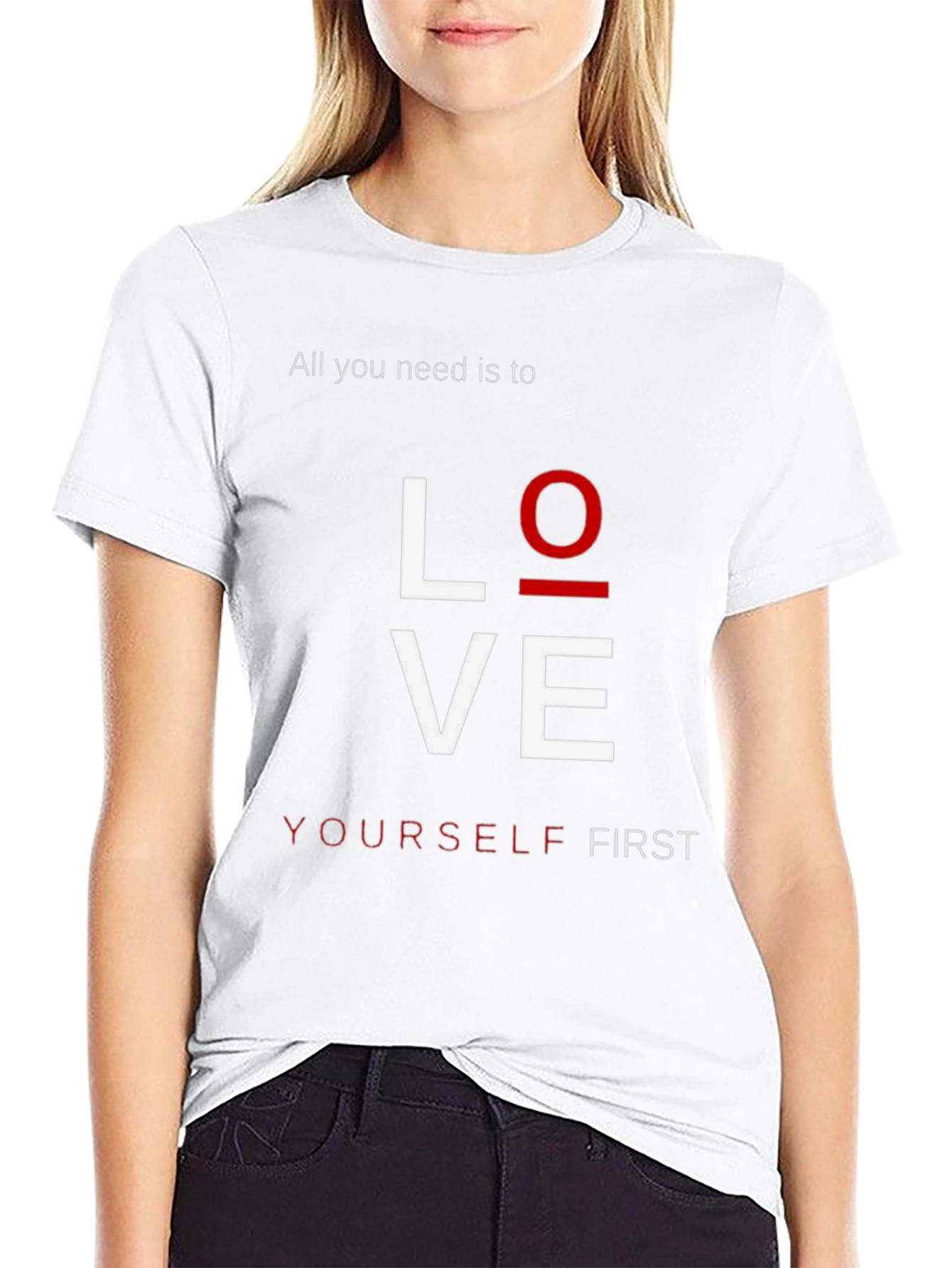 Love Yourself First Graphic T-Shirt