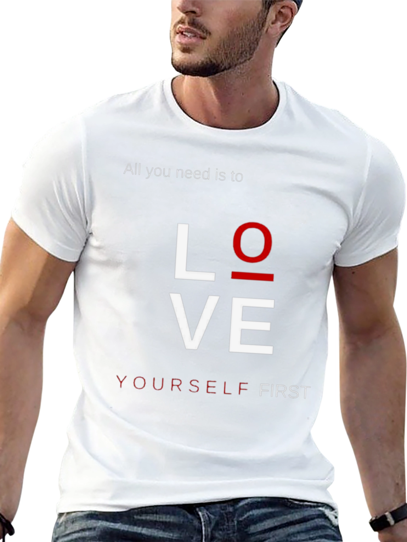 Love Yourself First Graphic T-Shirt