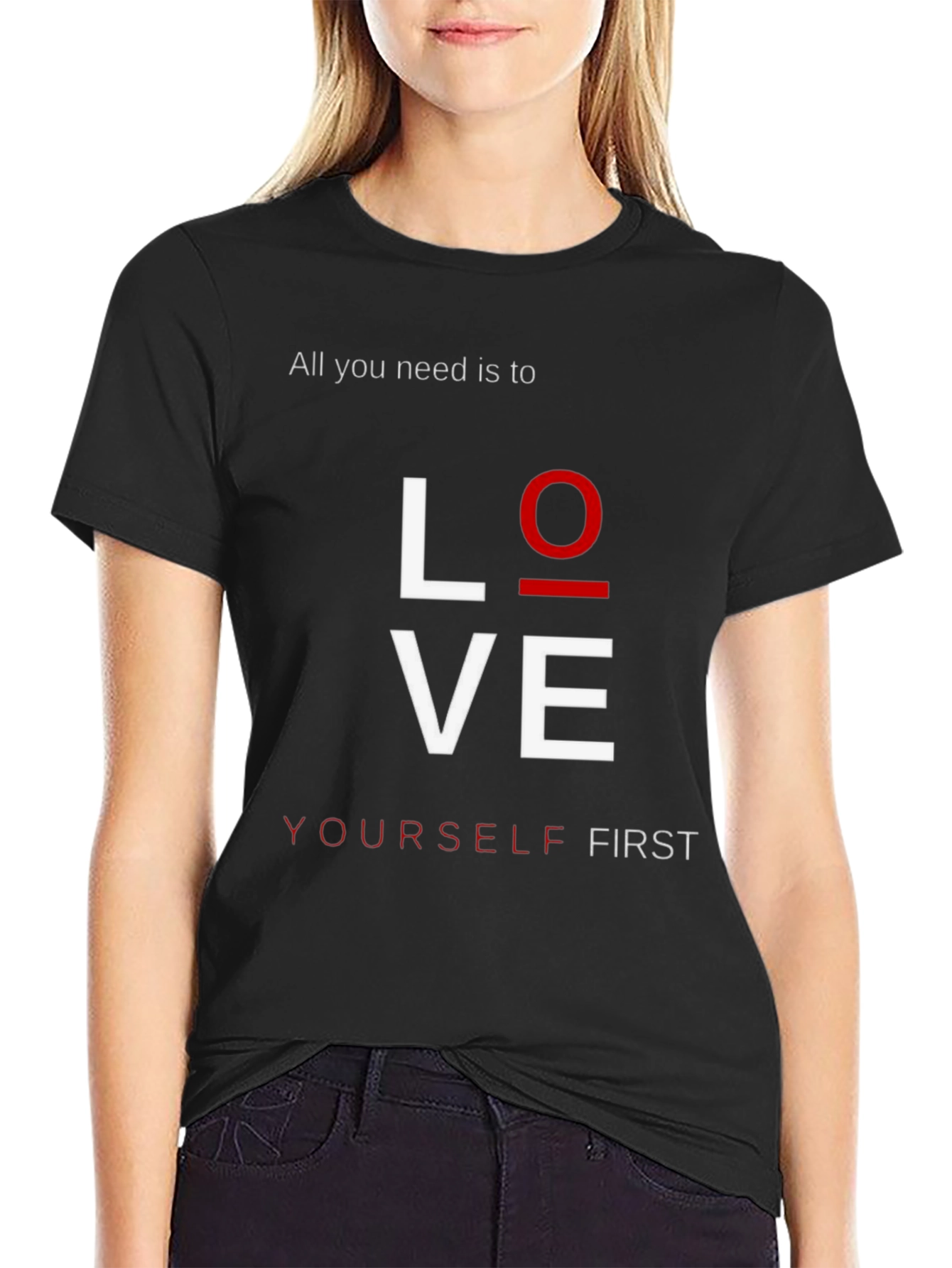 Love Yourself First Graphic T-Shirt