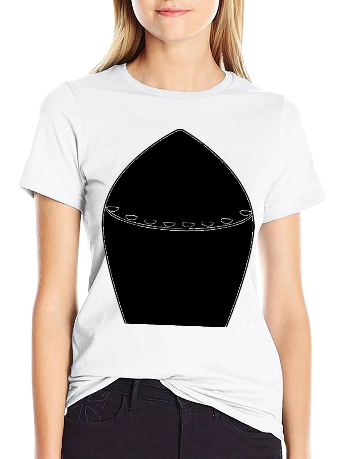 Modern Graphic Black T-Shirt