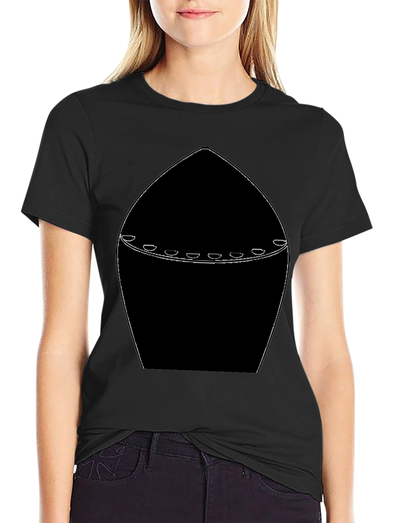 Modern Graphic Black T-Shirt