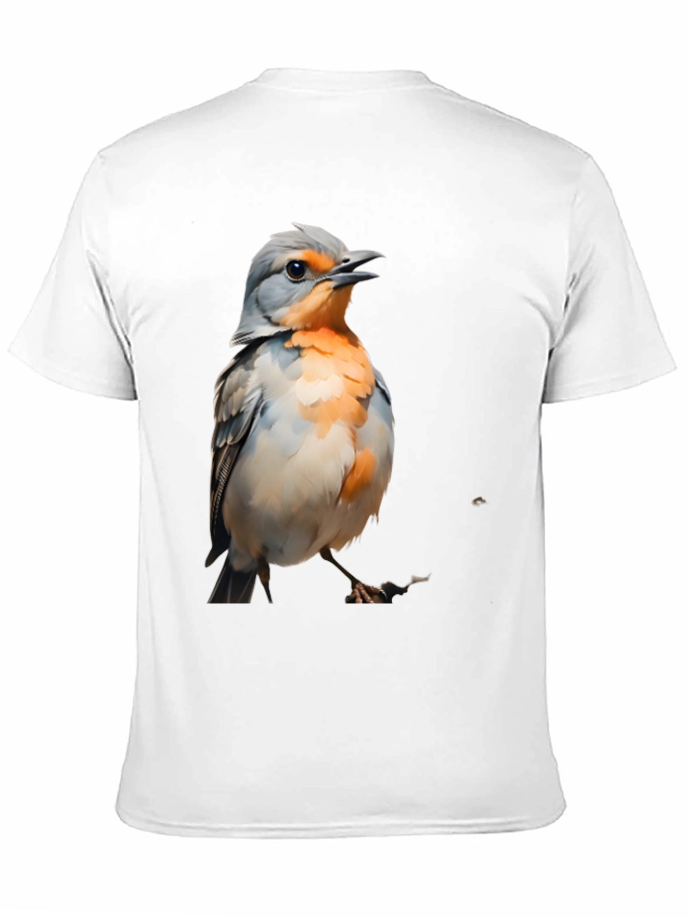 Bird Graphic T-Shirt - Black Cotton Tee