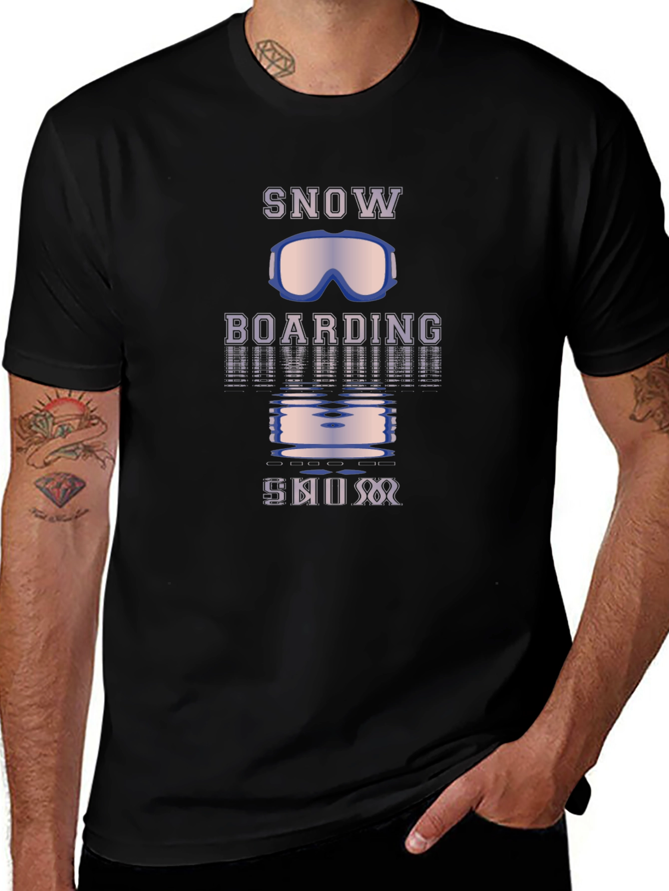 Snowboarding Goggles Graphic T-Shirt