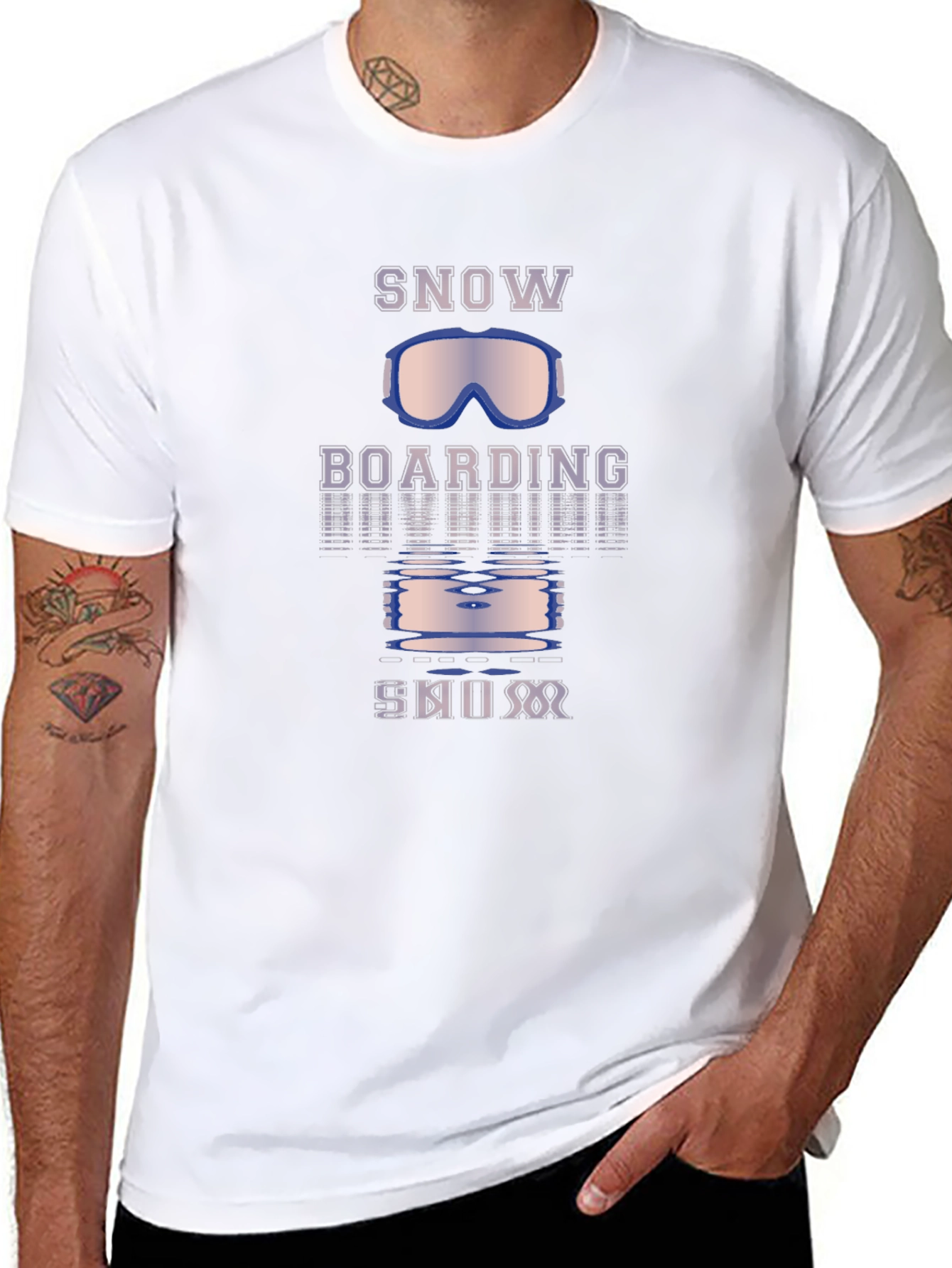 Snowboarding Goggles Graphic T-Shirt