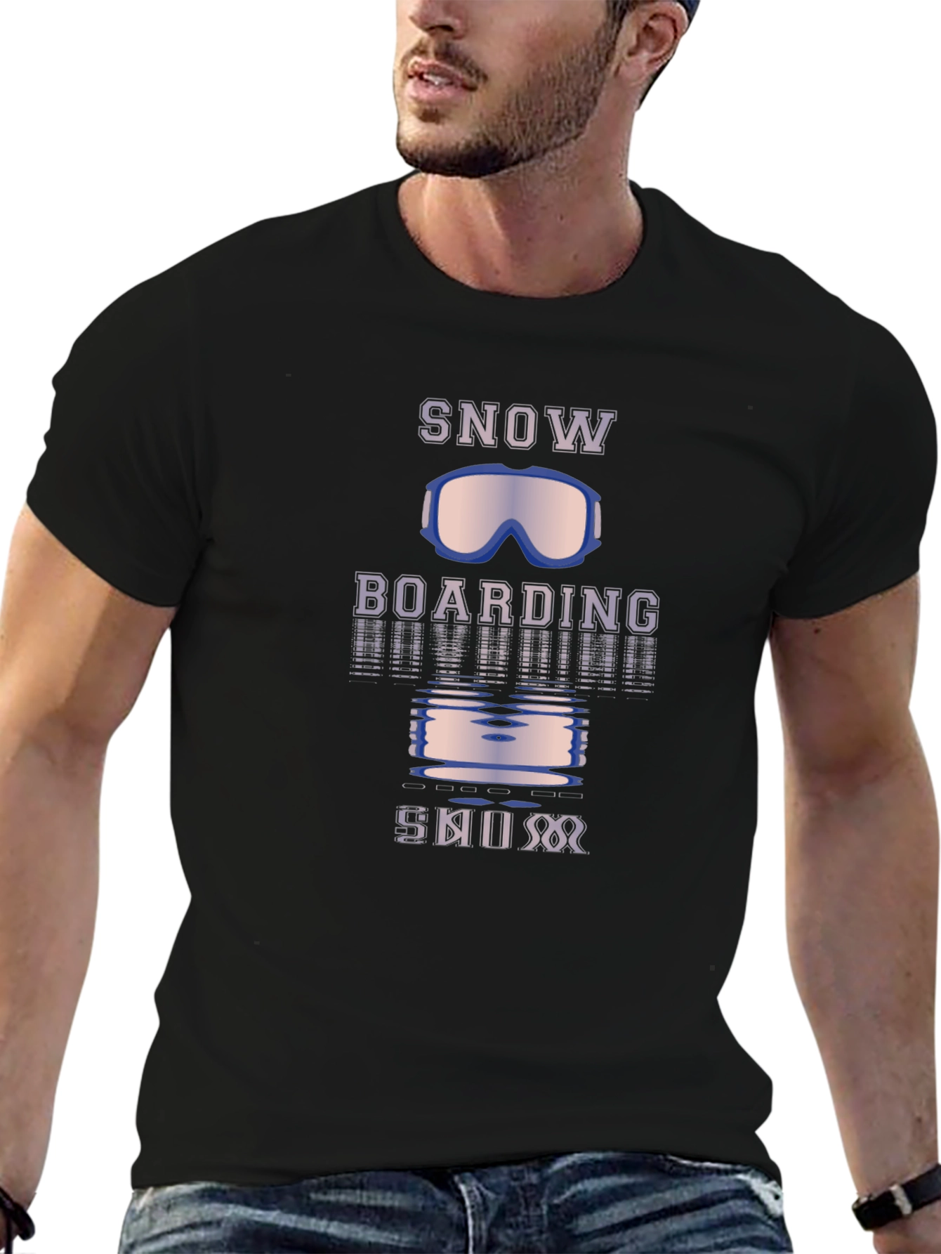 Snowboarding Goggles Graphic T-Shirt