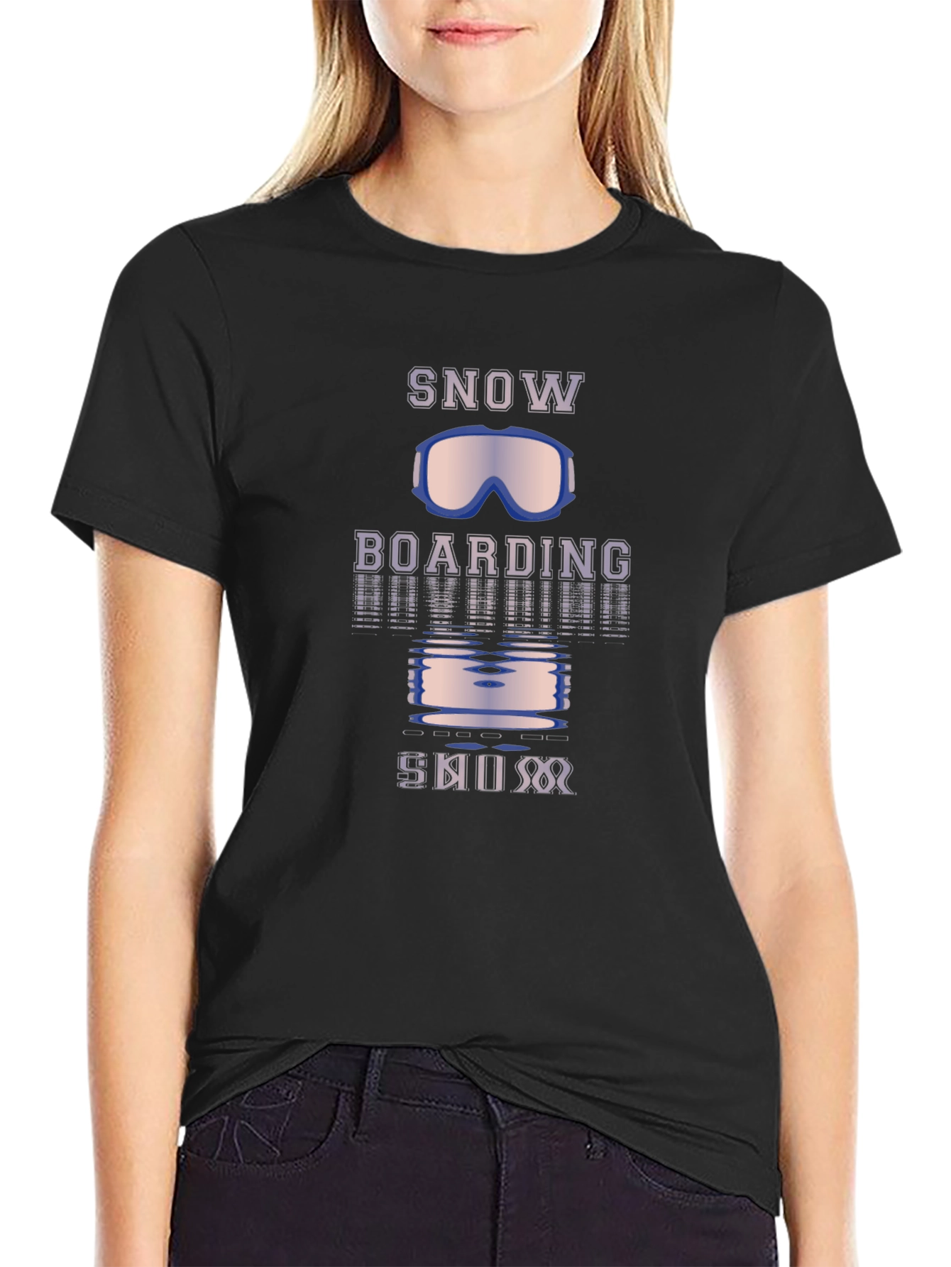 Snowboarding Goggles Graphic T-Shirt