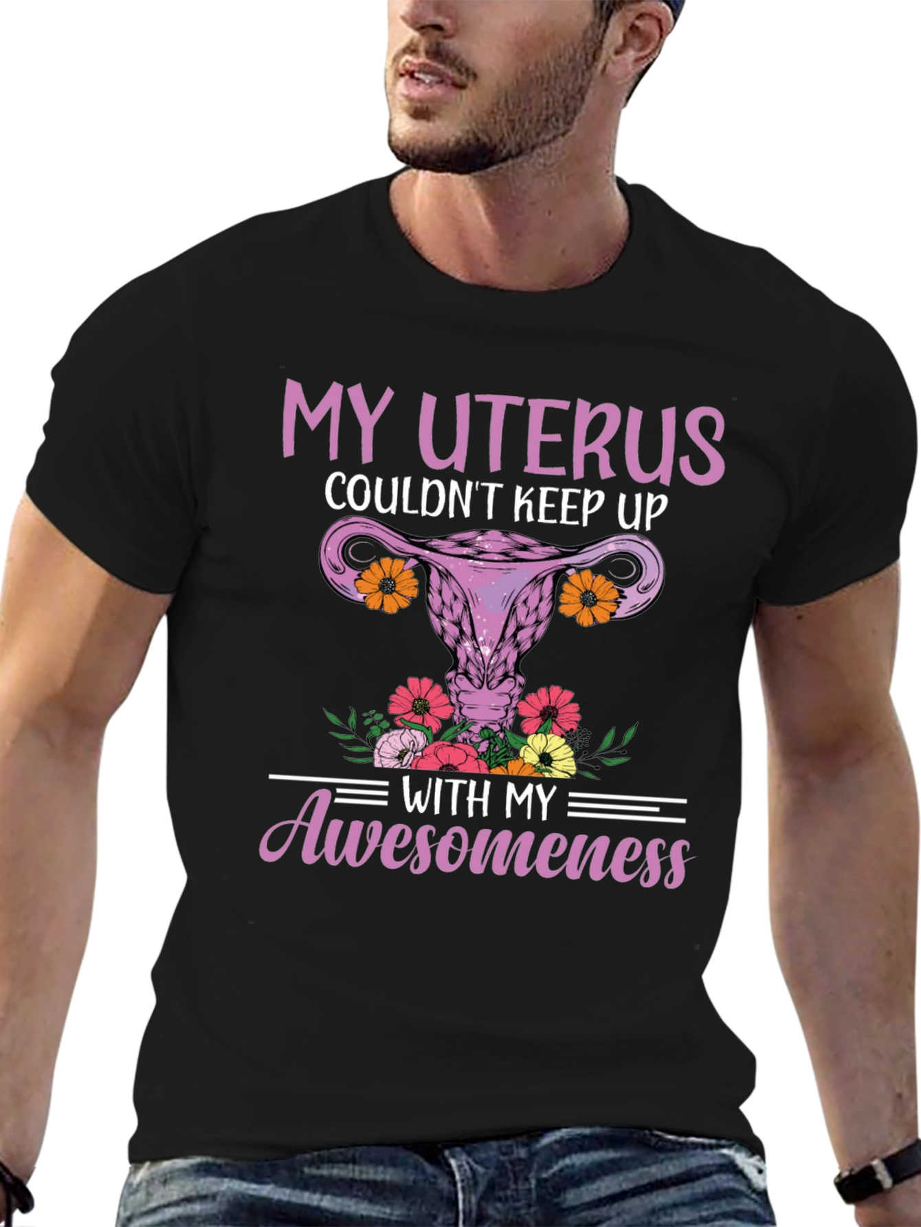 My Uterus Awesomeness Graphic T-Shirt