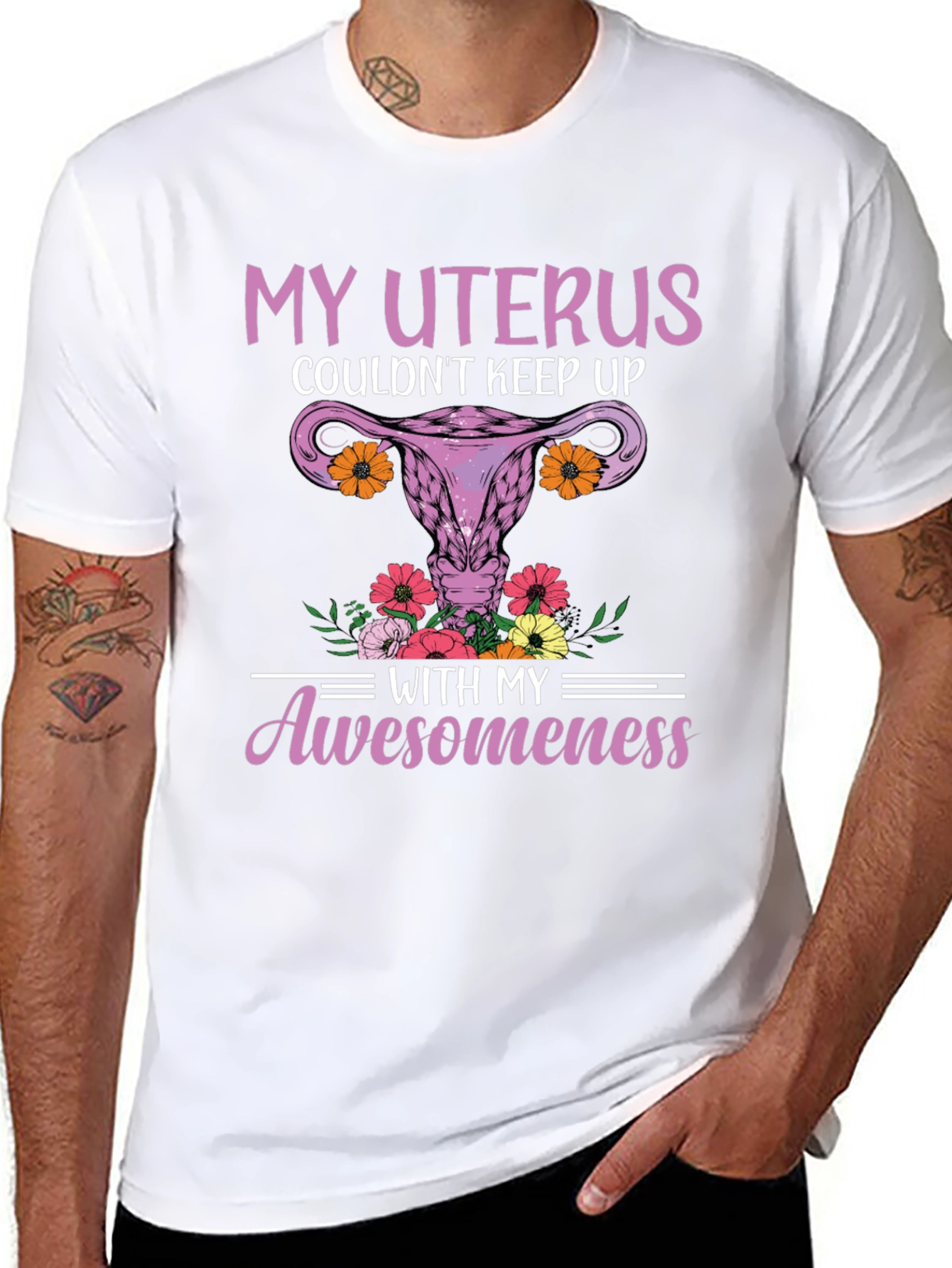 My Uterus Awesomeness Graphic T-Shirt