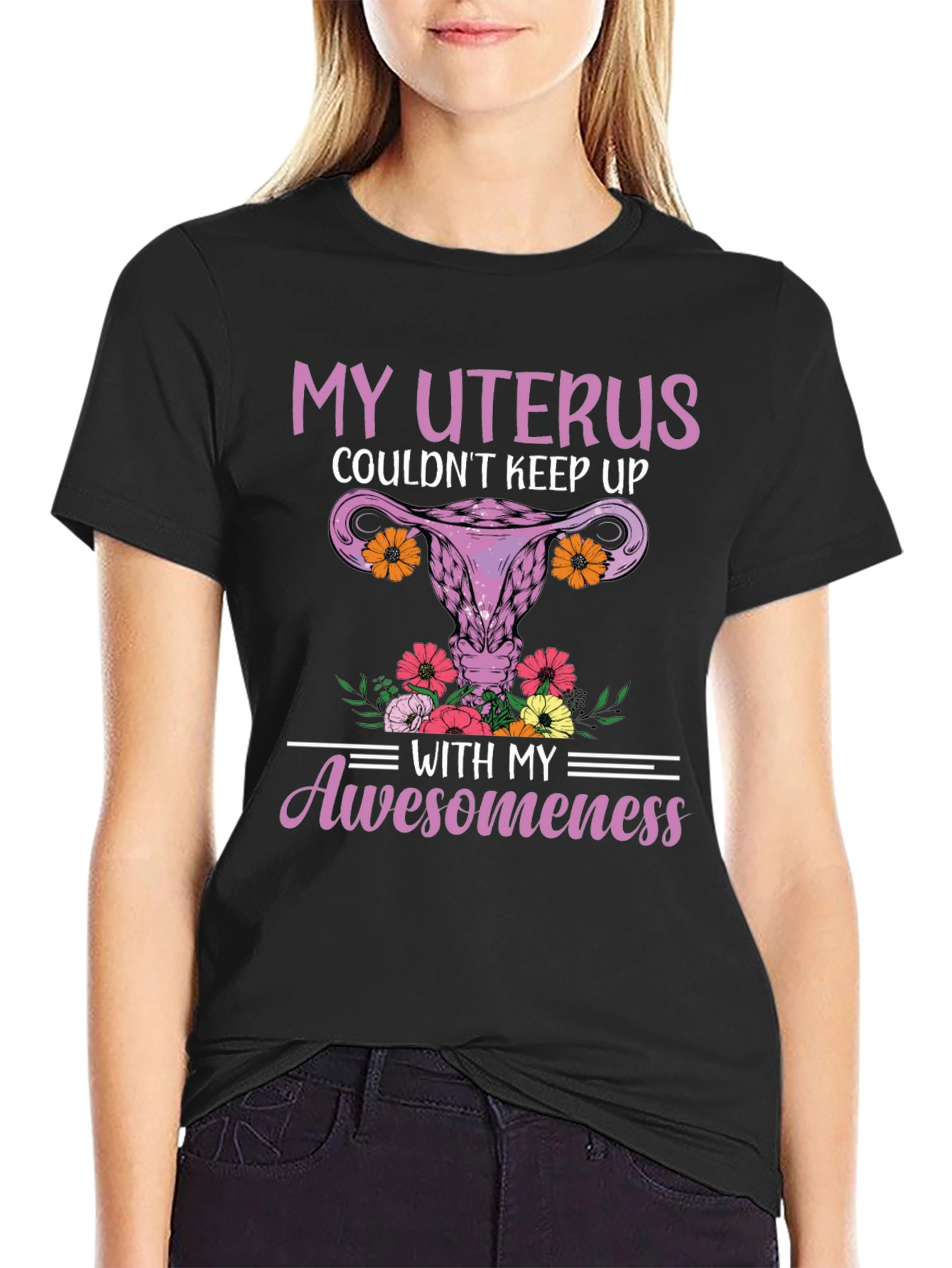 My Uterus Awesomeness Graphic T-Shirt