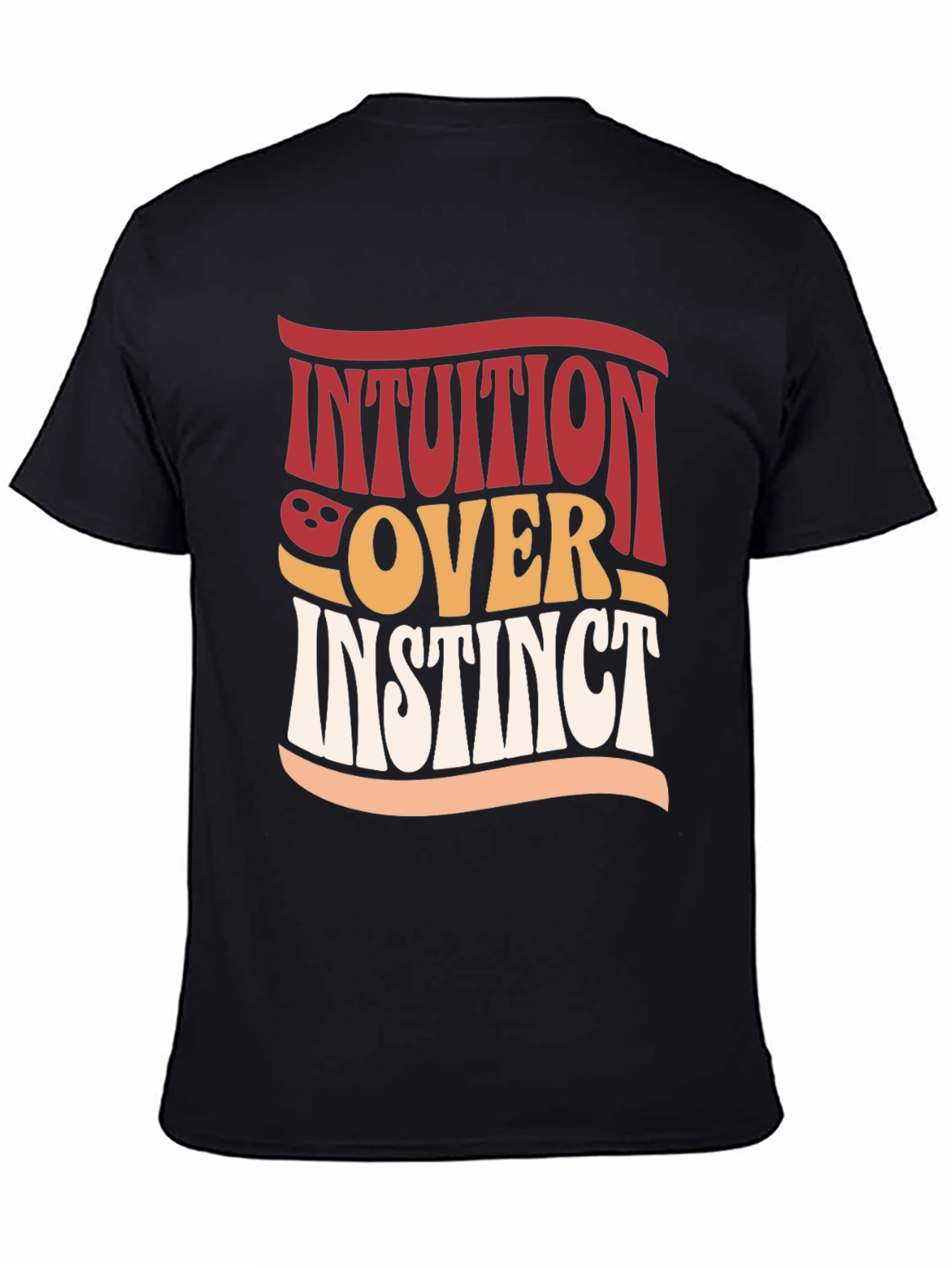 Intuition Over Instinct Retro Graphic Tee