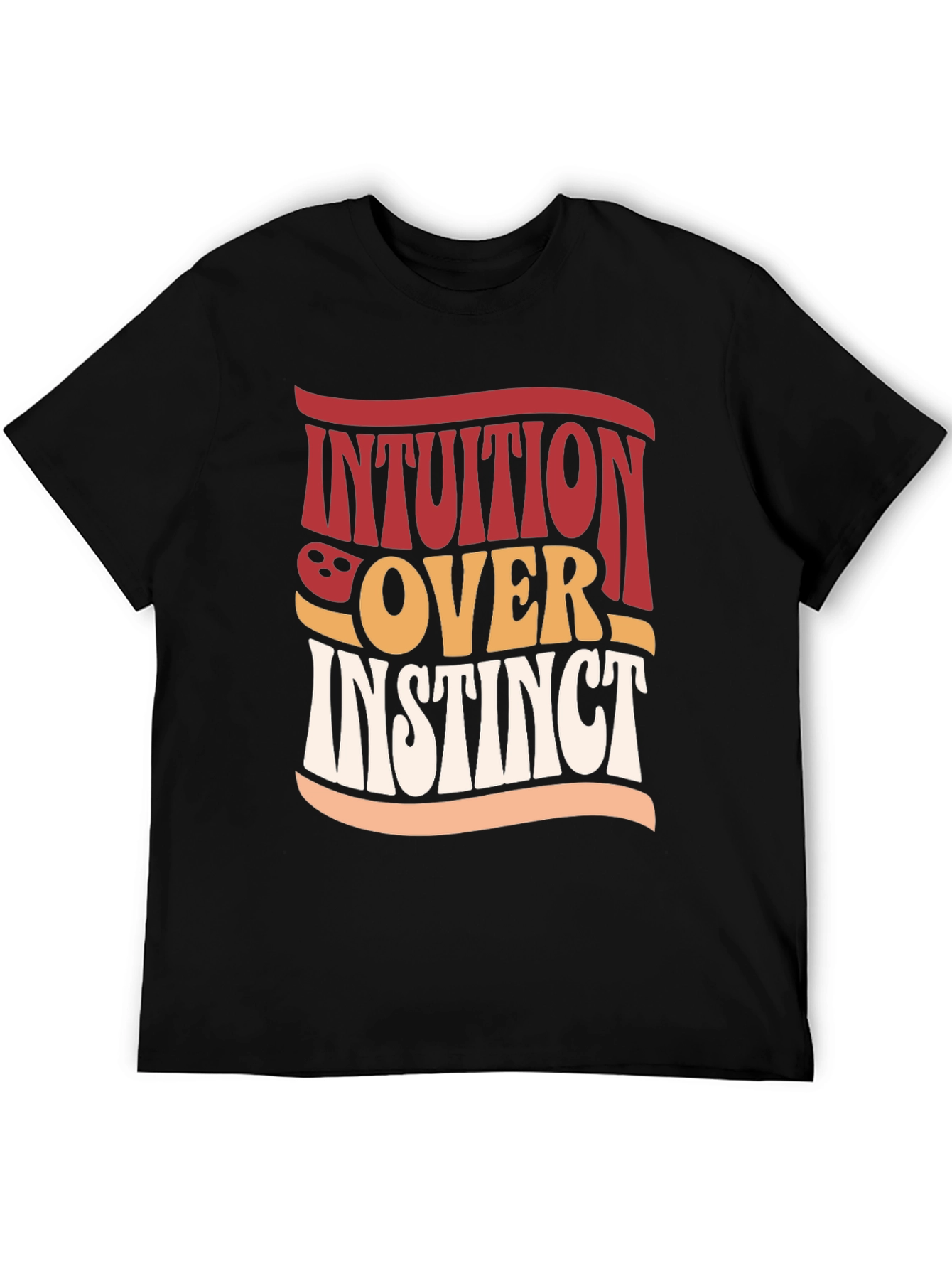 Intuition Over Instinct Retro Graphic Tee