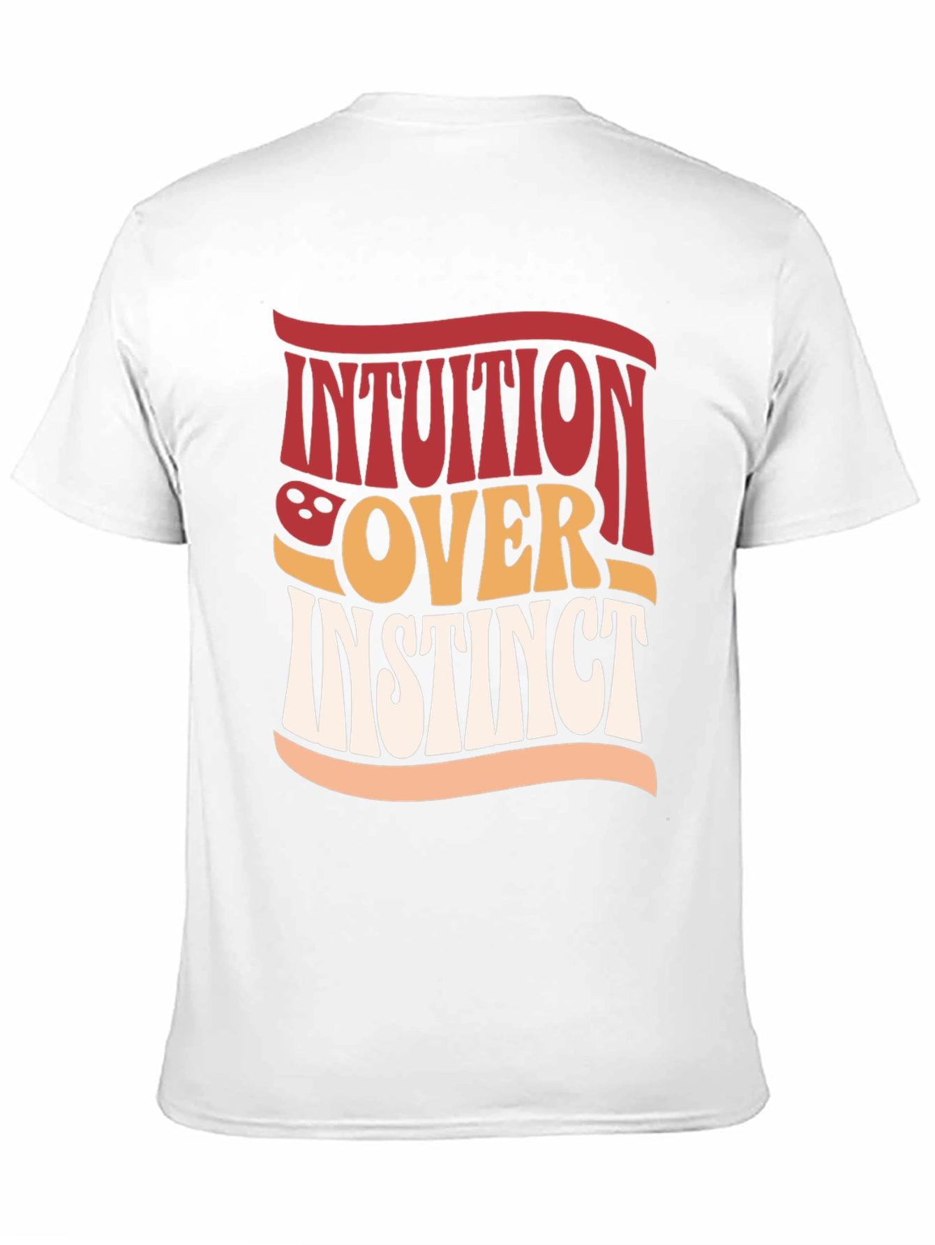 Intuition Over Instinct Retro Graphic Tee