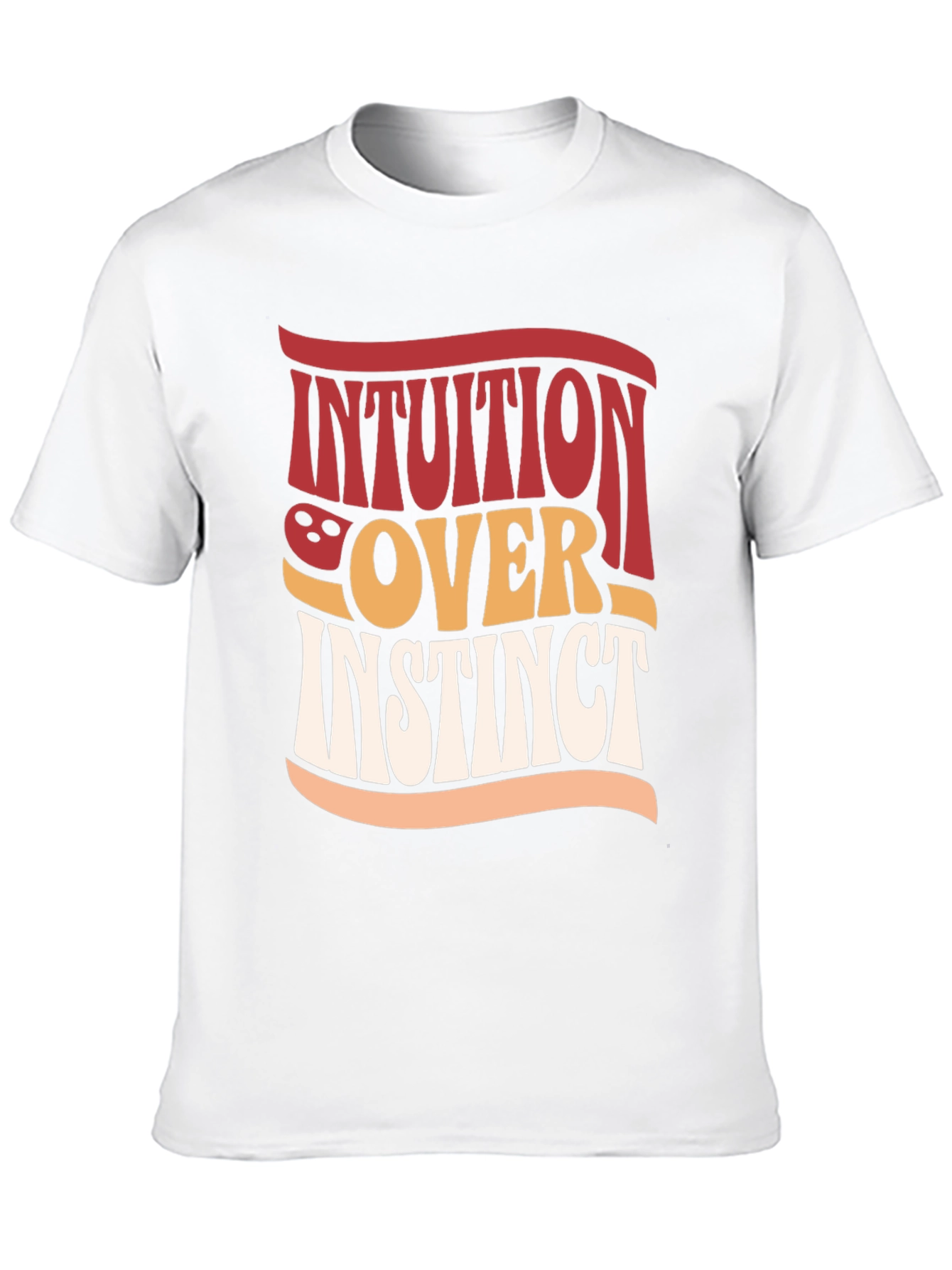 Intuition Over Instinct Retro Graphic Tee