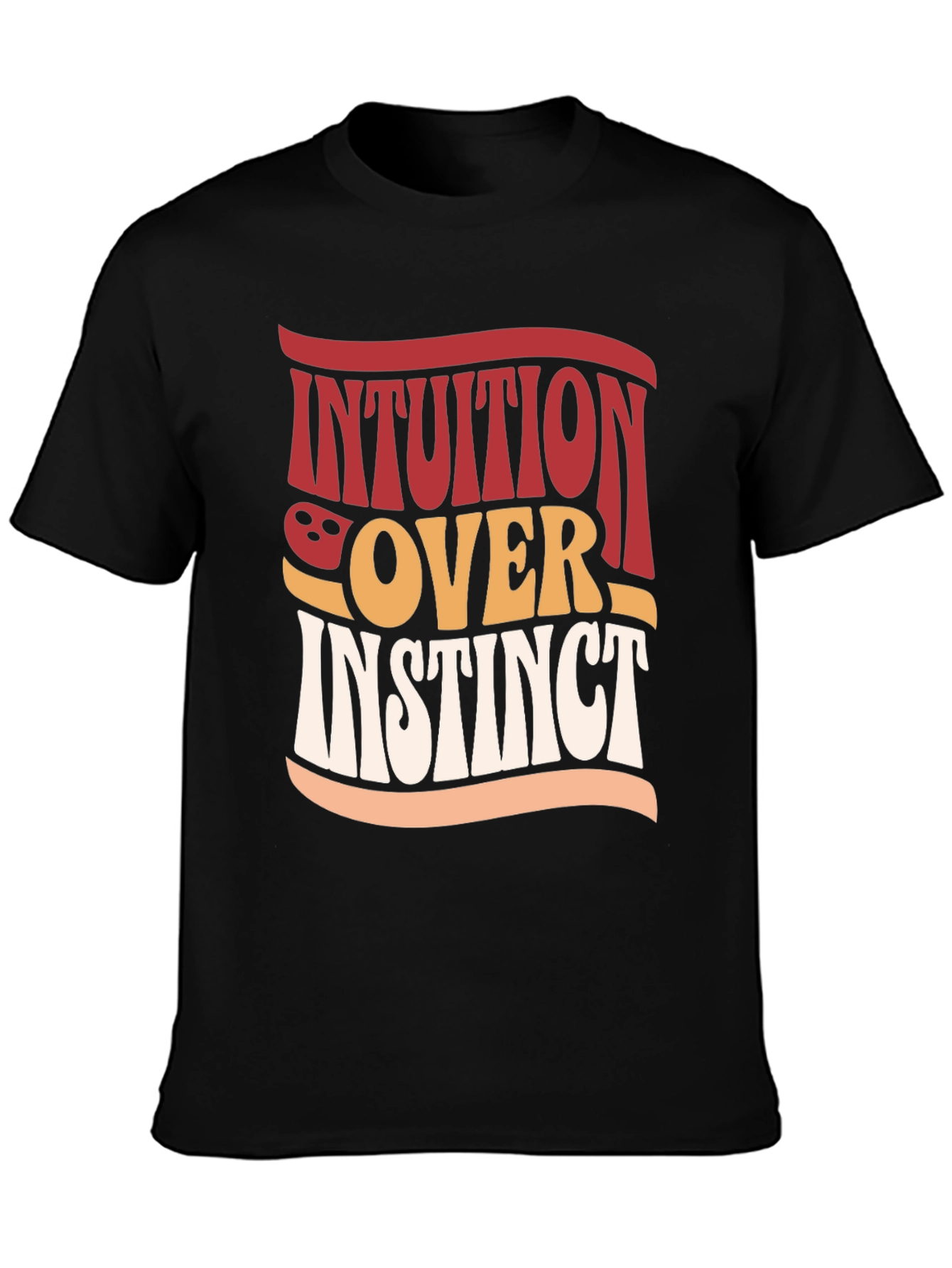 Intuition Over Instinct Retro Graphic Tee