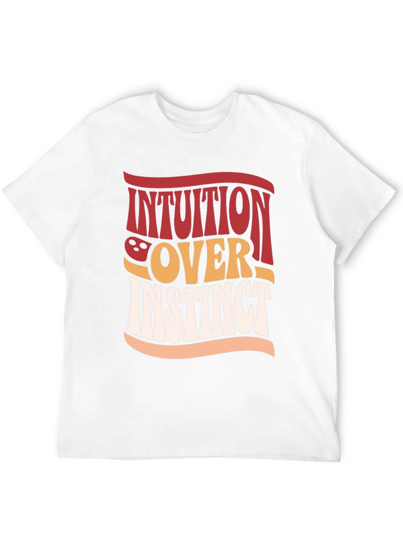 Intuition Over Instinct Retro Graphic Tee