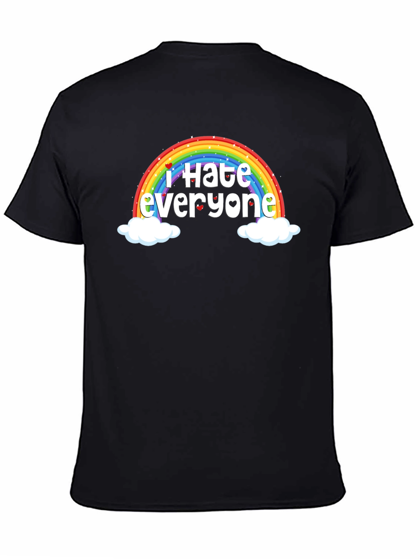 I Hate Everyone Rainbow Humor T-Shirt