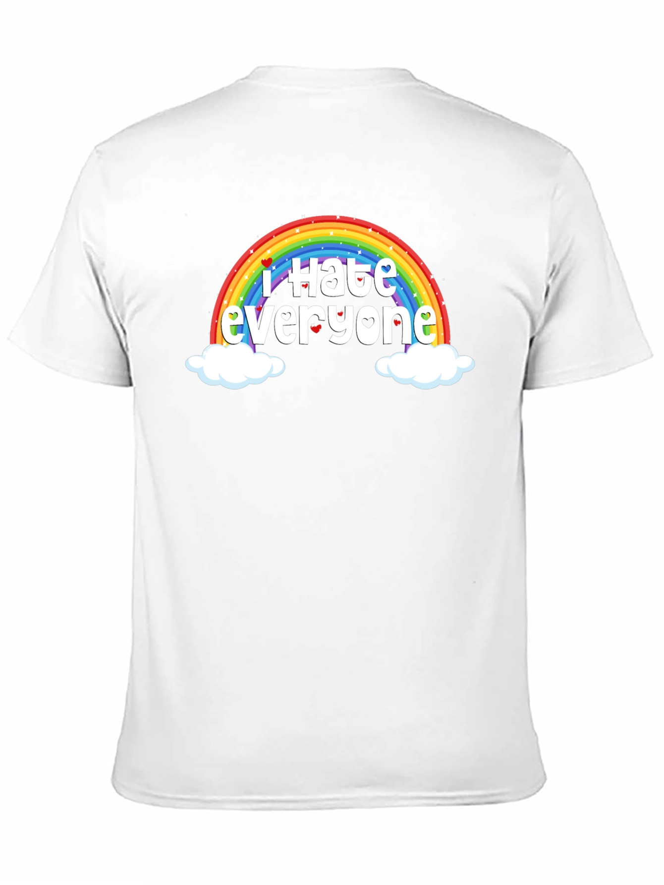 I Hate Everyone Rainbow Humor T-Shirt