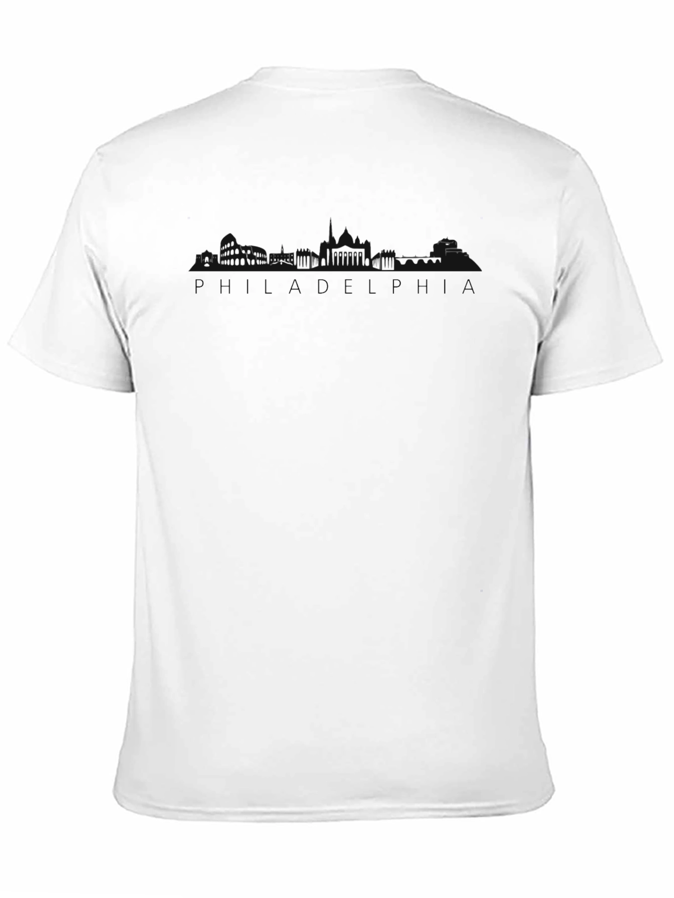 Philadelphia Skyline Black T-Shirt