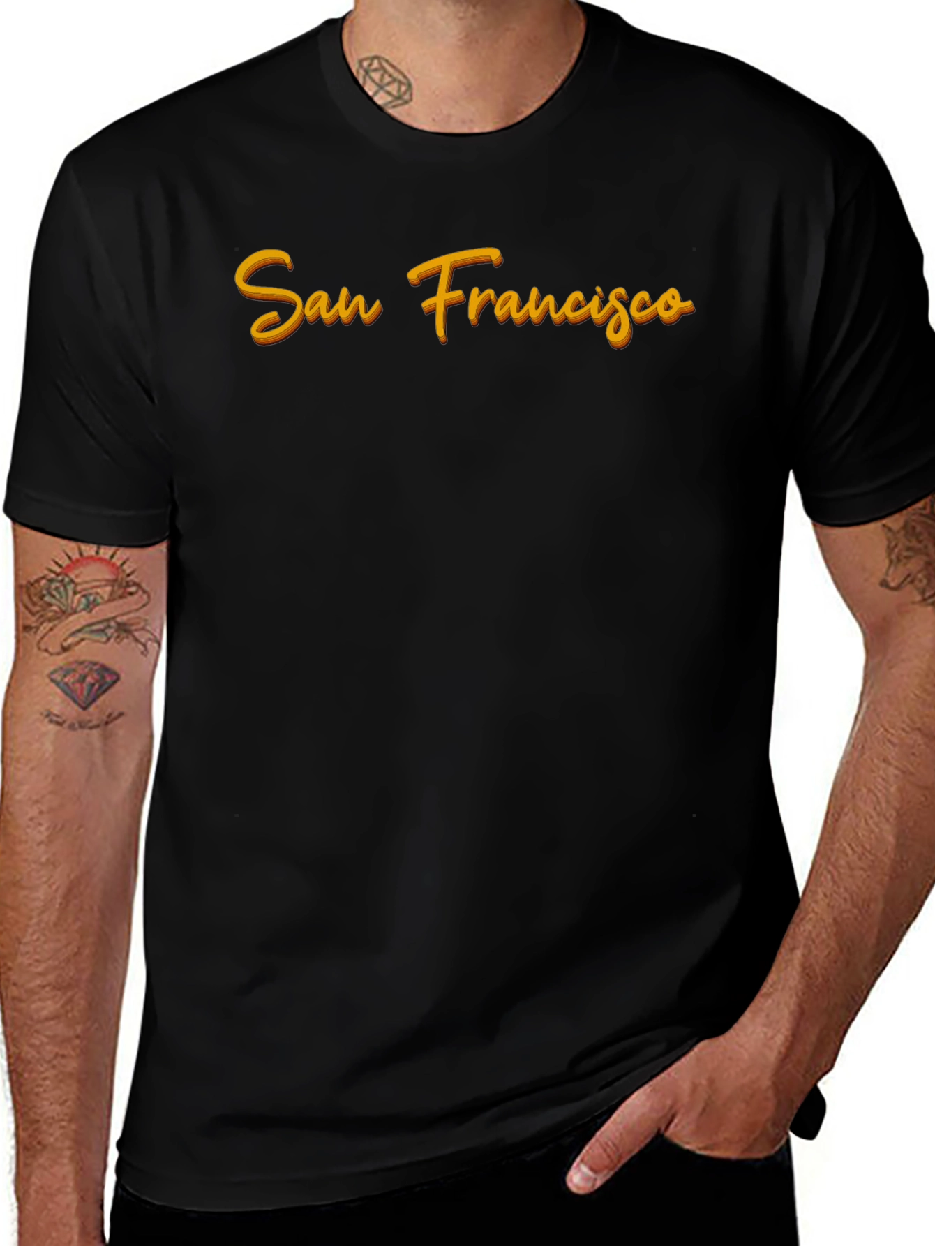 San Francisco Black Graphic T-Shirt