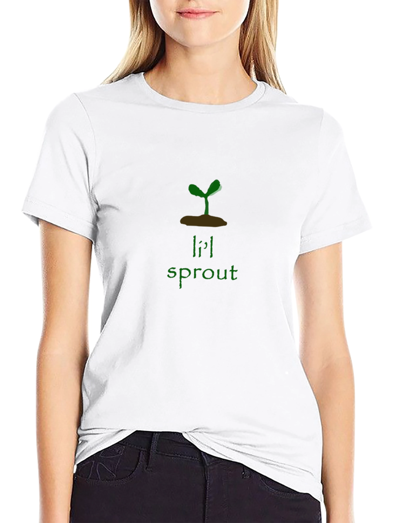 Lil Sprout Graphic Tee - Black Unisex Shirt