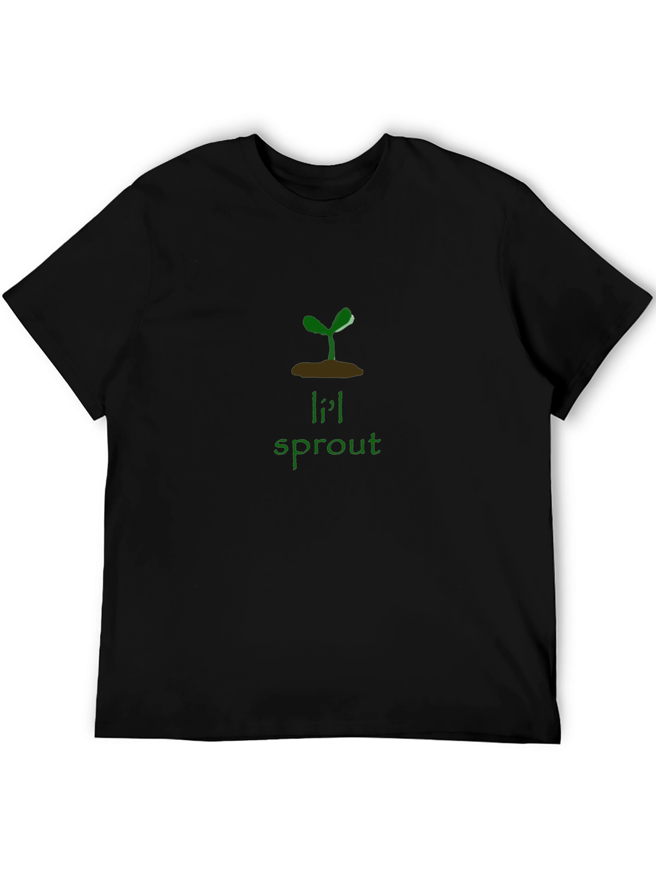 Lil Sprout Graphic Tee - Black Unisex Shirt