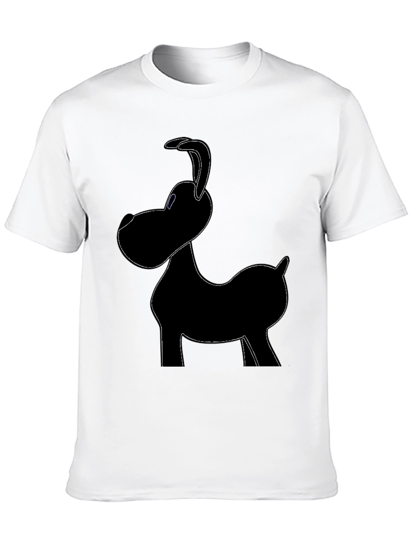 Dog Graphic Black T-Shirt