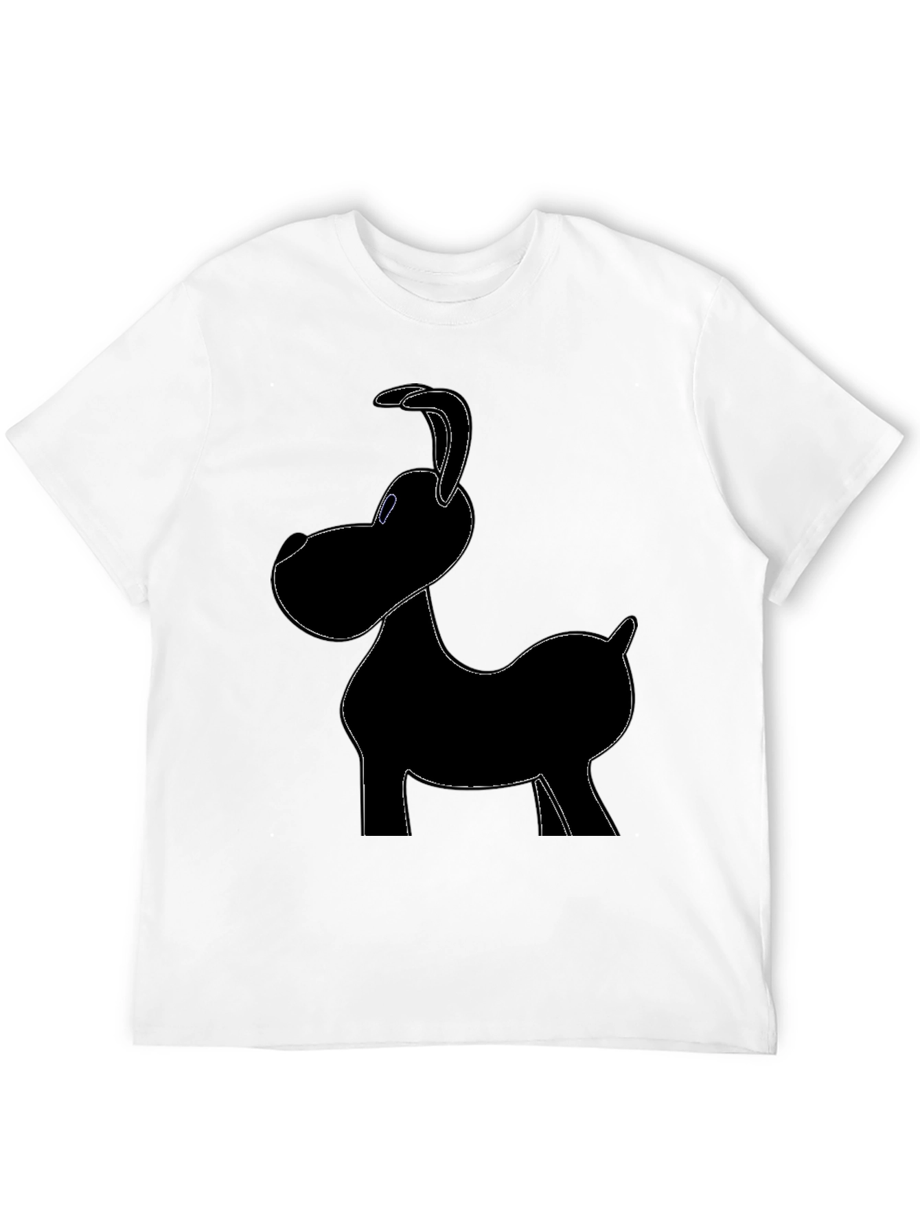 Dog Graphic Black T-Shirt
