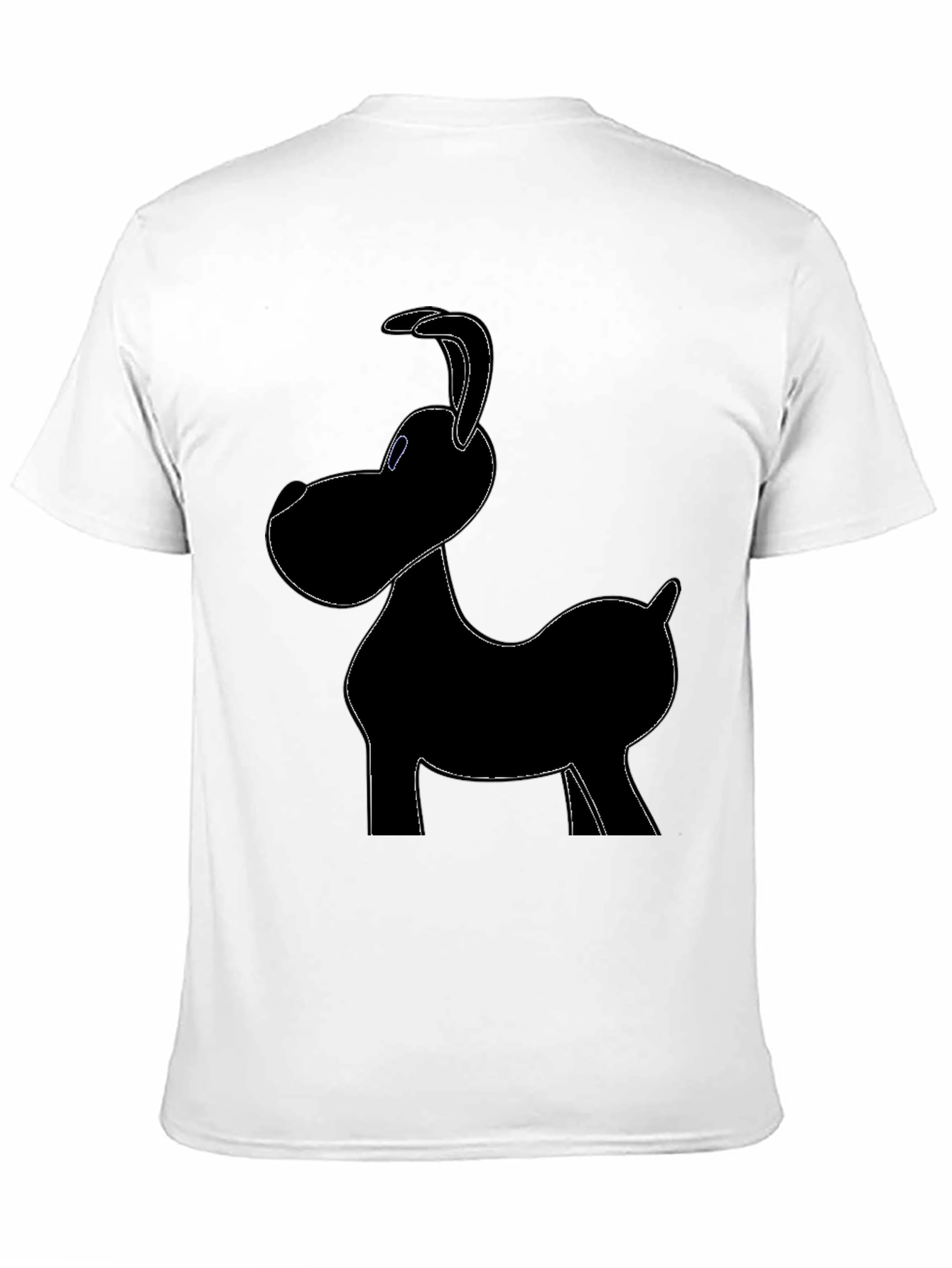 Dog Graphic Black T-Shirt