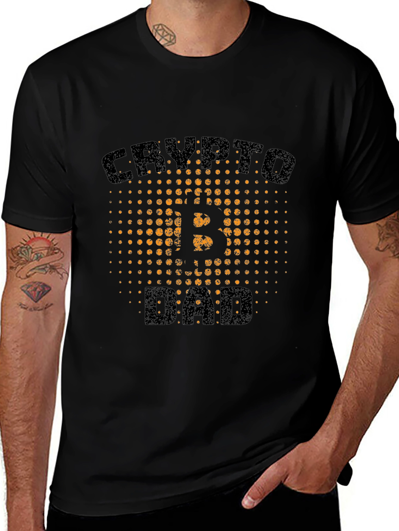 Crypto Dad Black T-Shirt