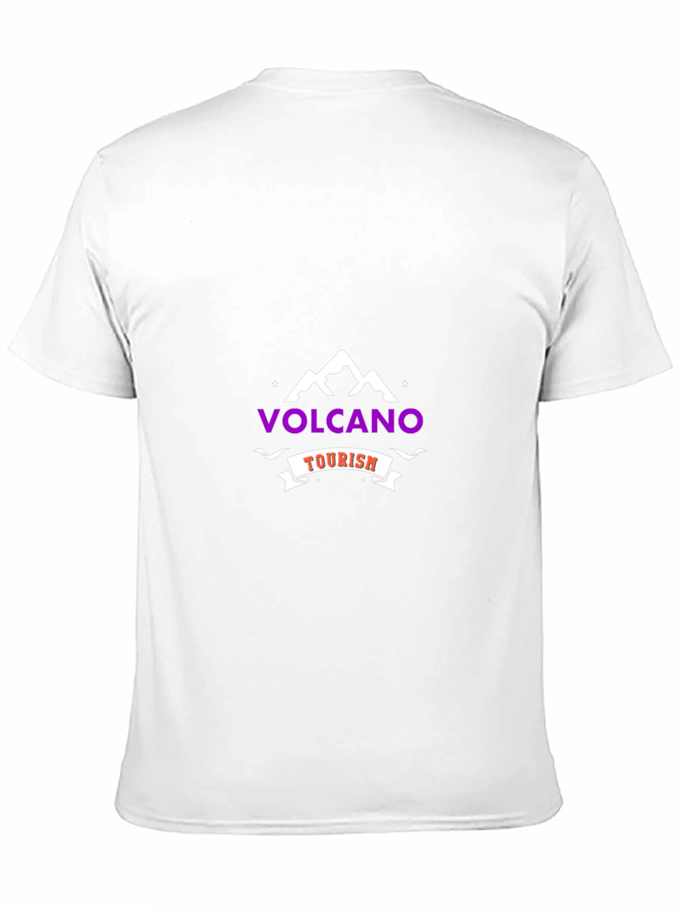Volcano Tourism Graphic T-Shirt - Black