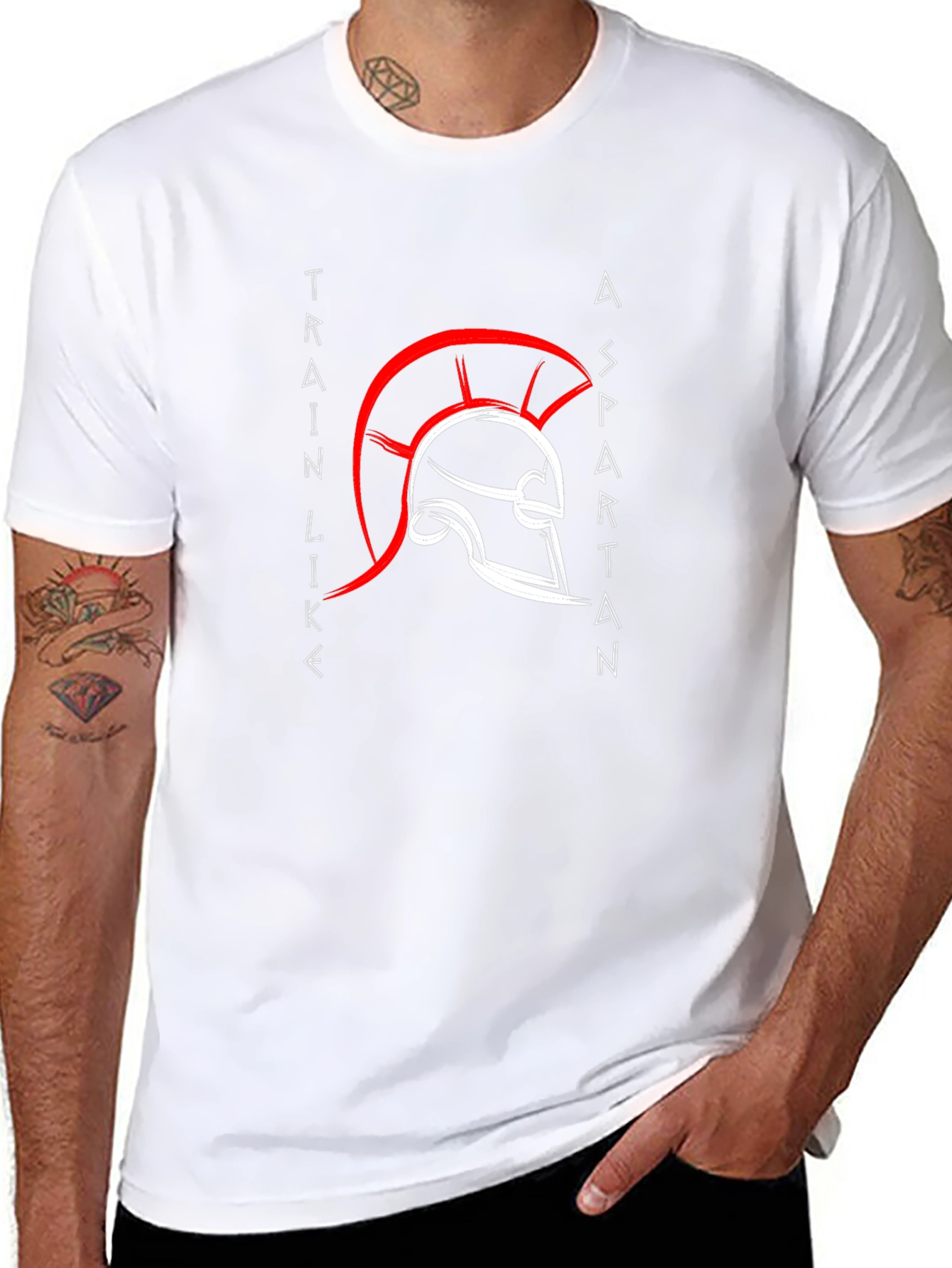 Train Like a Spartan T-Shirt - Black