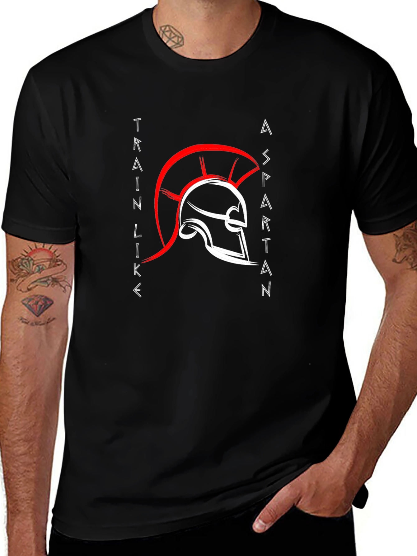 Train Like a Spartan T-Shirt - Black