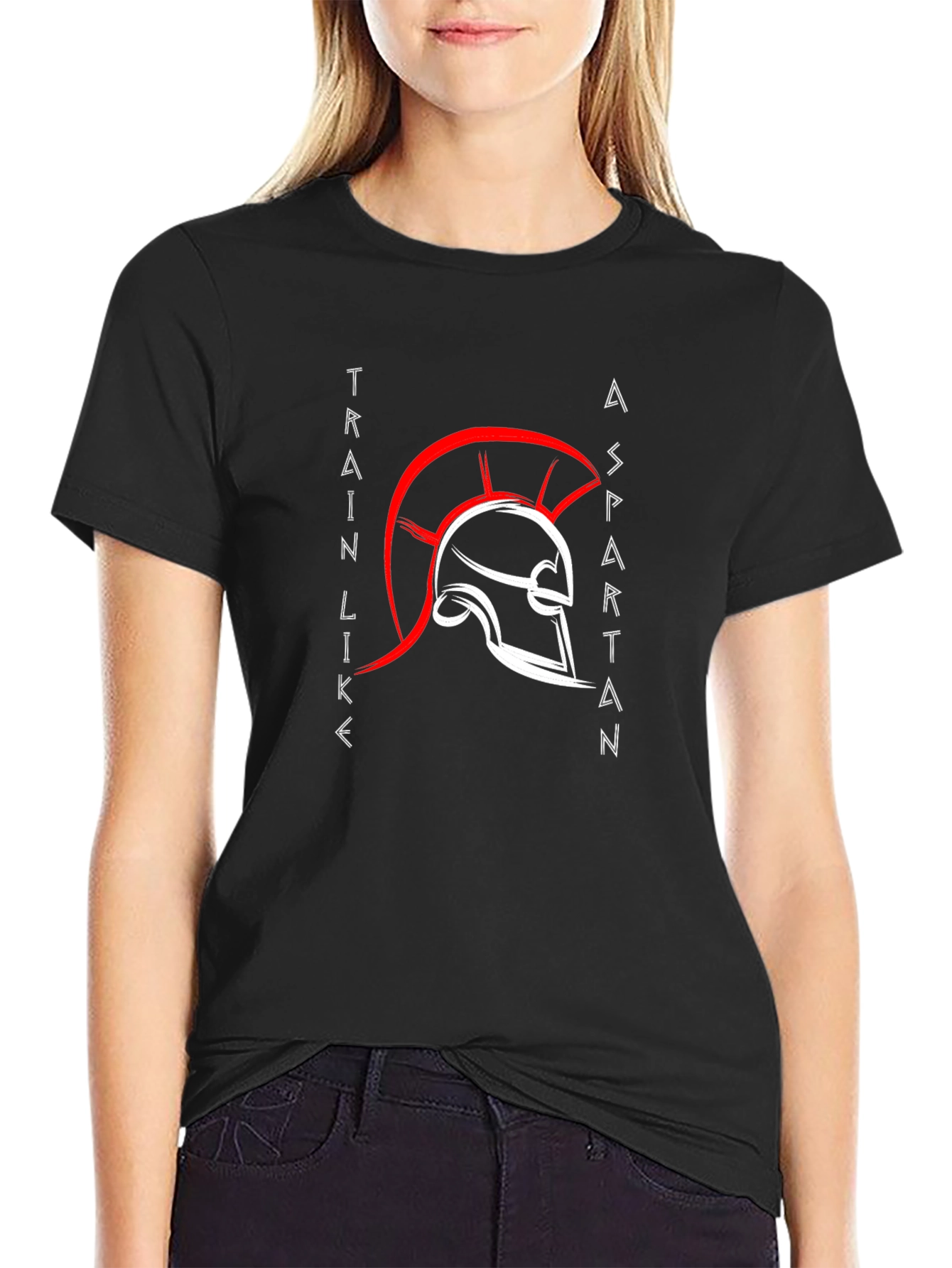 Train Like a Spartan T-Shirt - Black