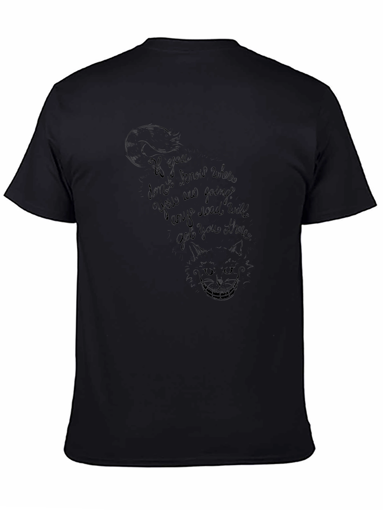 Cheshire Cat T-Shirt - If you dont know where...