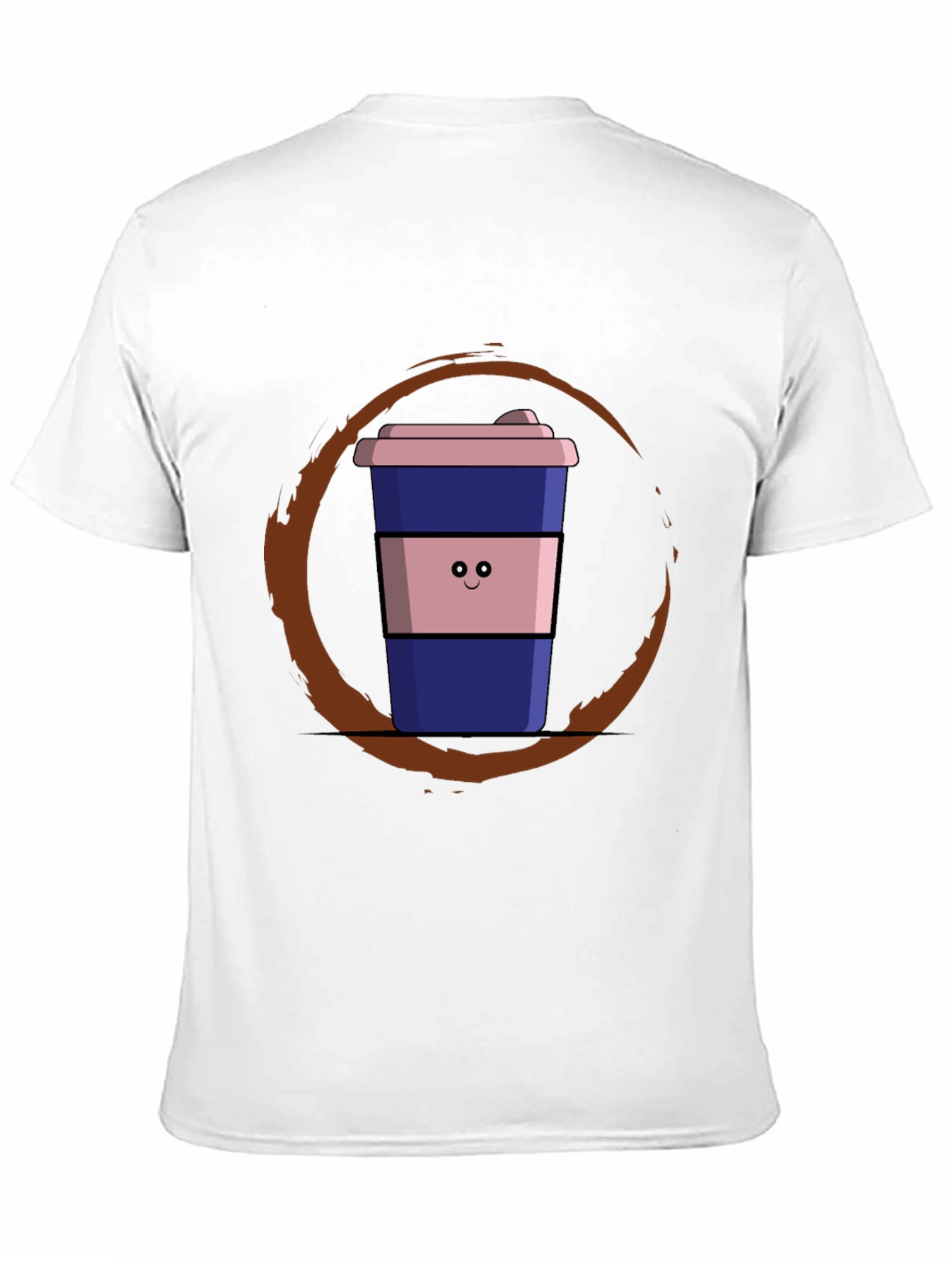 Coffee Cup Graphic Tee - Black