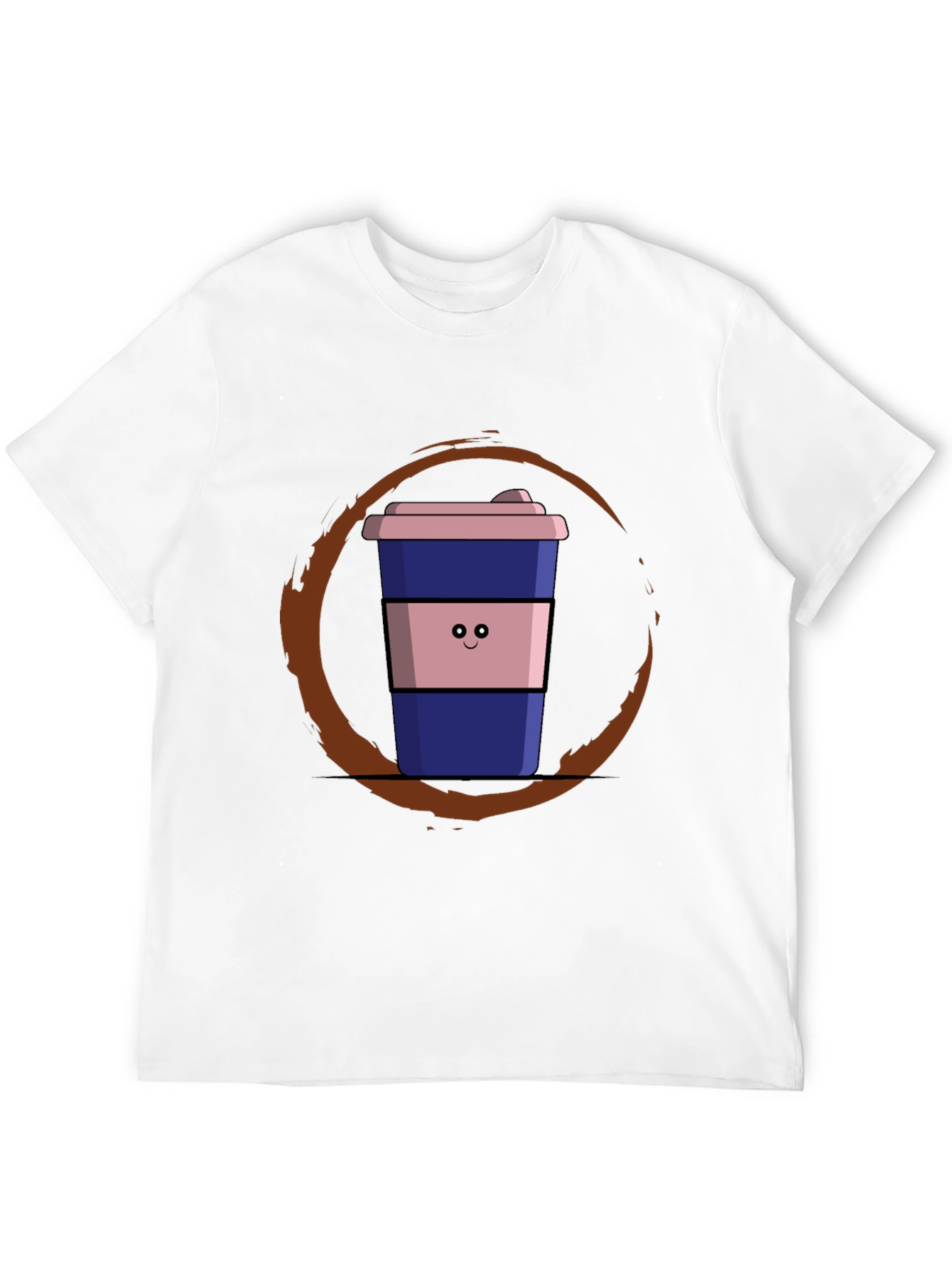 Coffee Cup Graphic Tee - Black