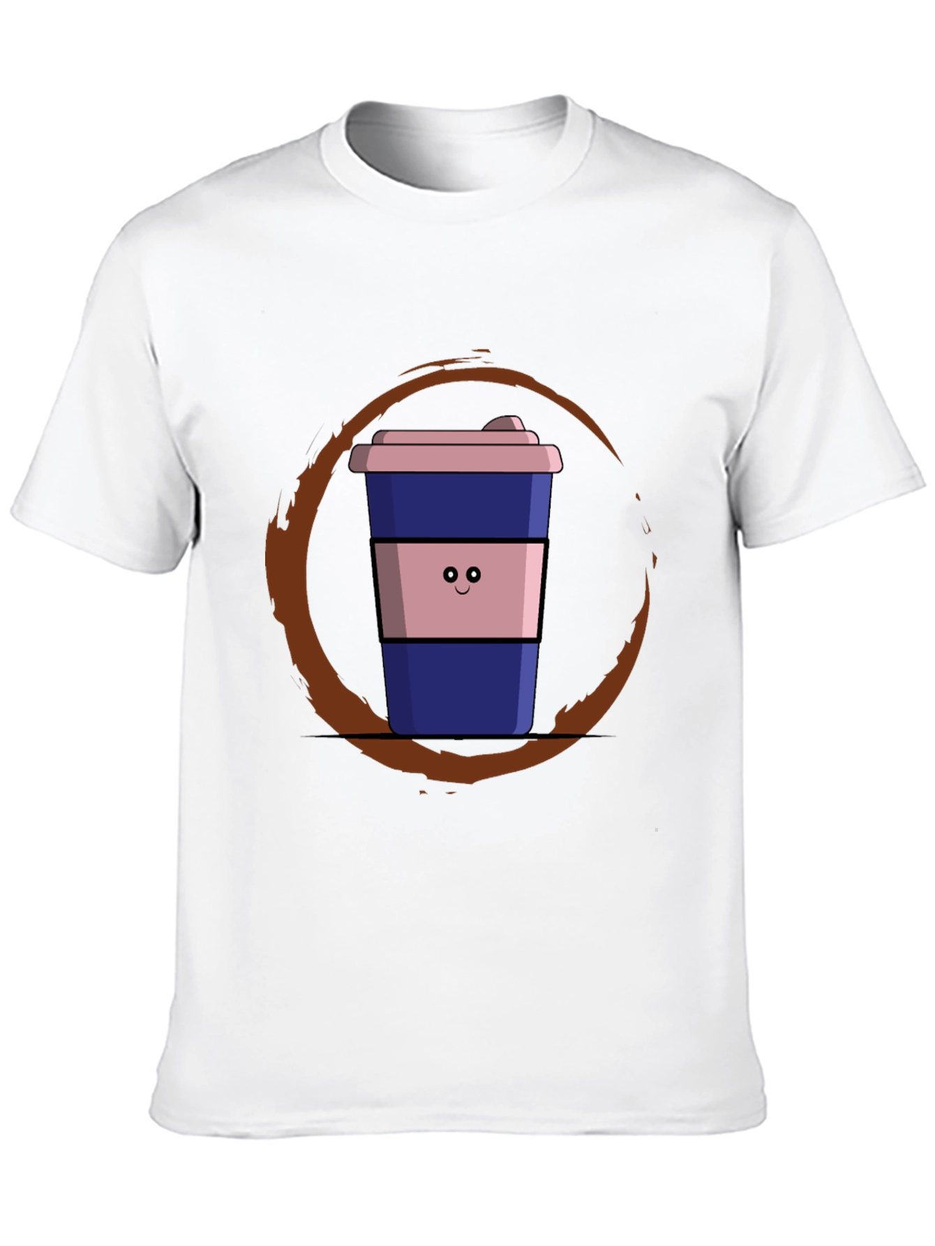 Coffee Cup Graphic Tee - Black