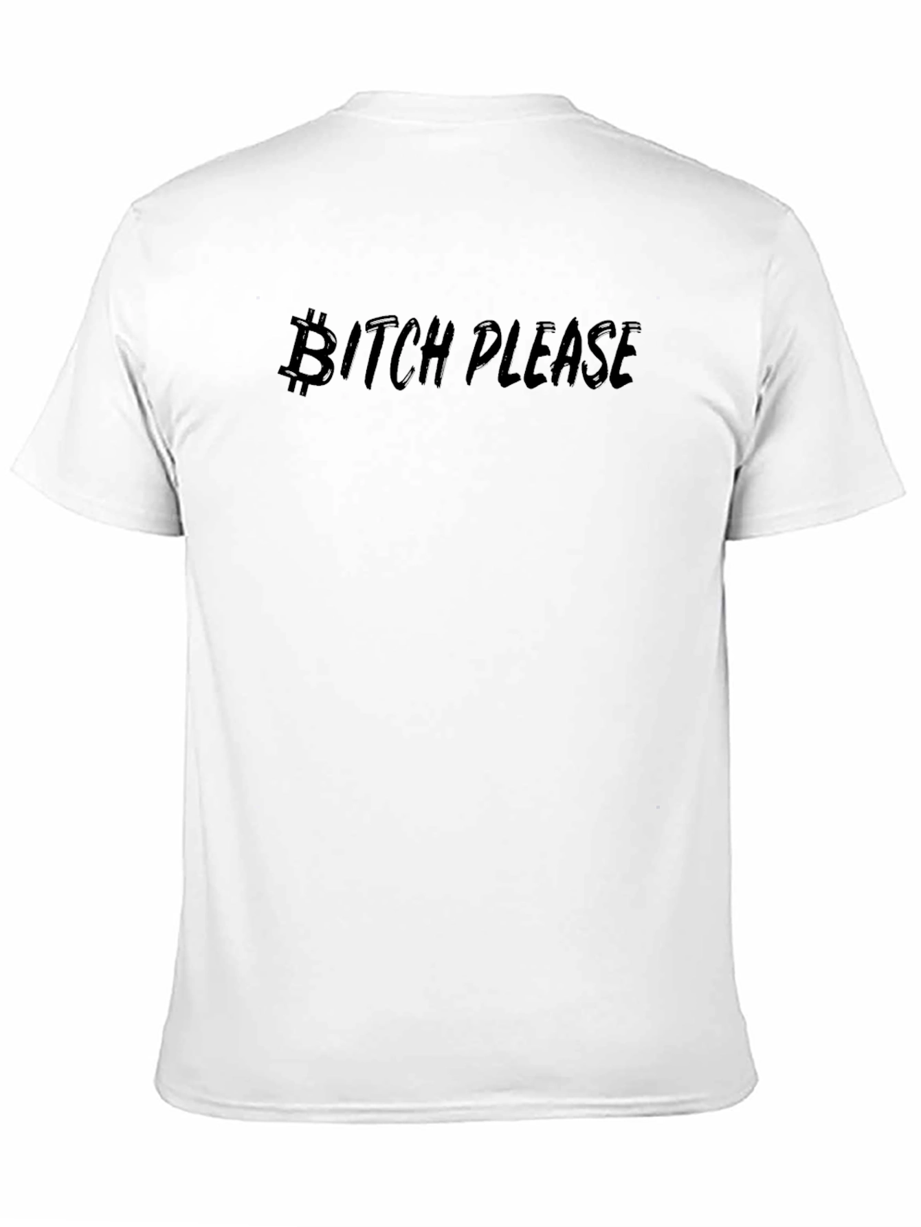 Bitcoin Bitch Please Mens Black T-Shirt