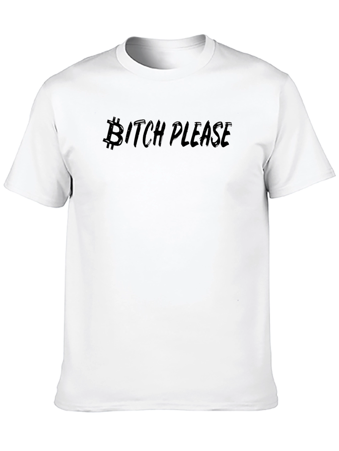 Bitcoin Bitch Please Mens Black T-Shirt