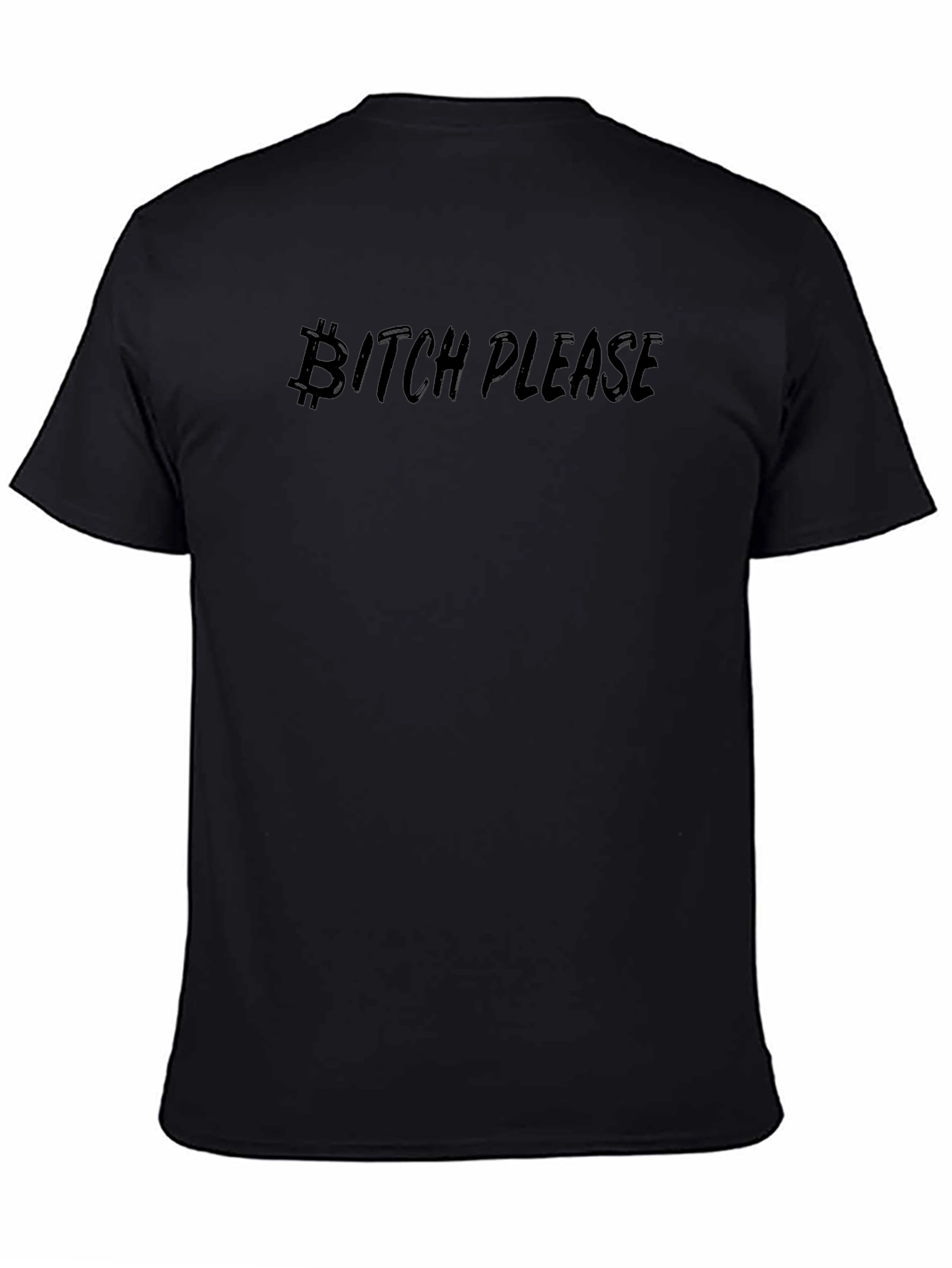 Bitcoin Bitch Please Mens Black T-Shirt