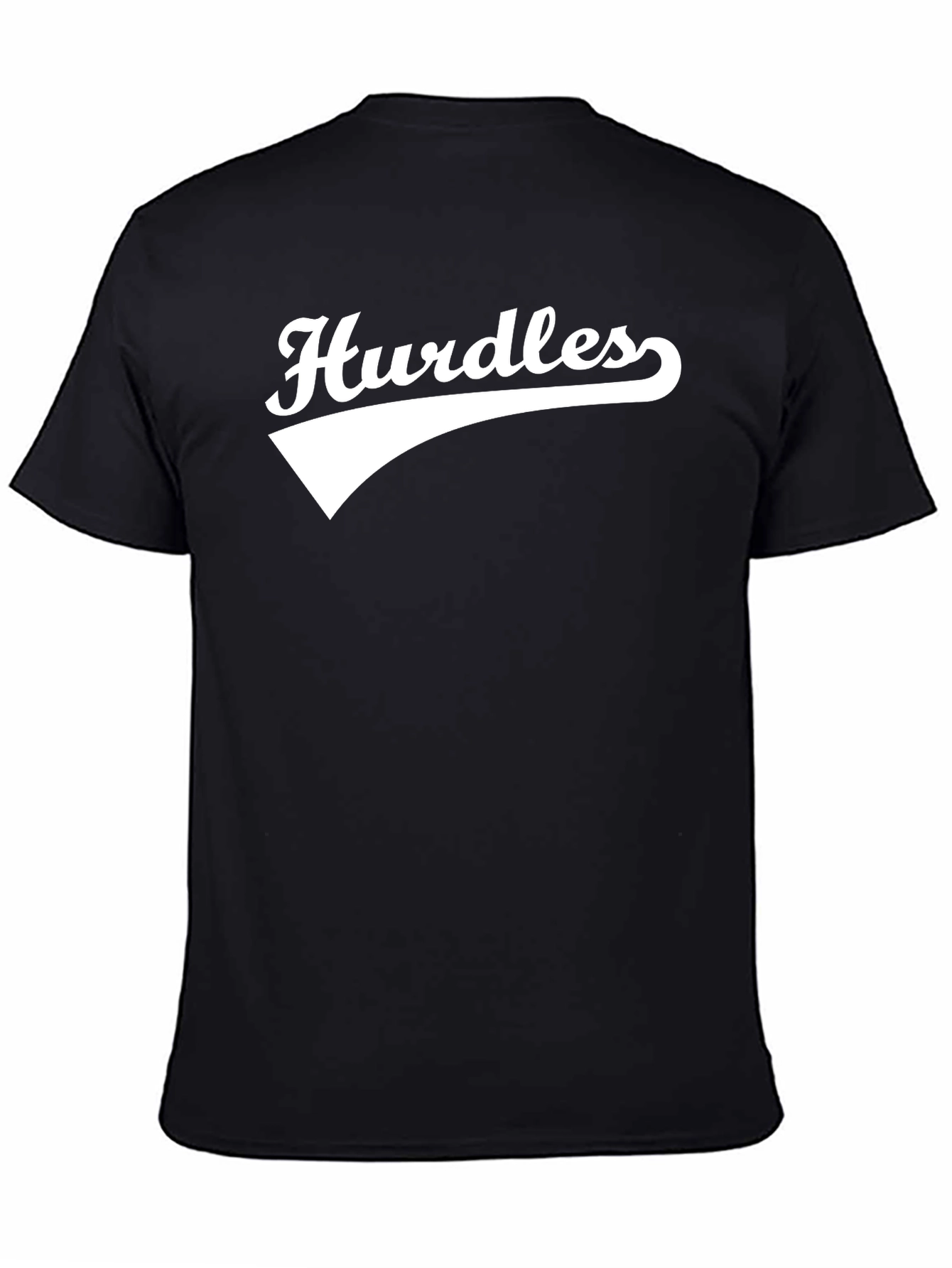 Hurdles Black Graphic Tee