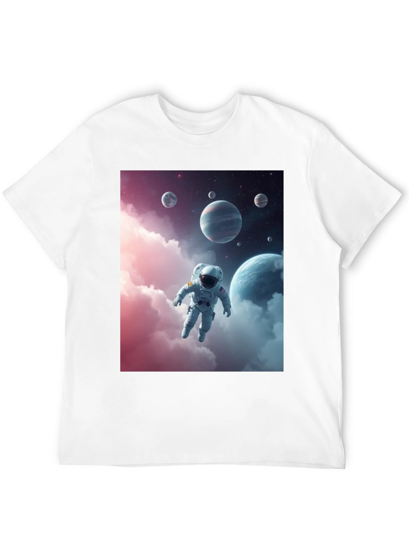Astronaut in Space Graphic Tee